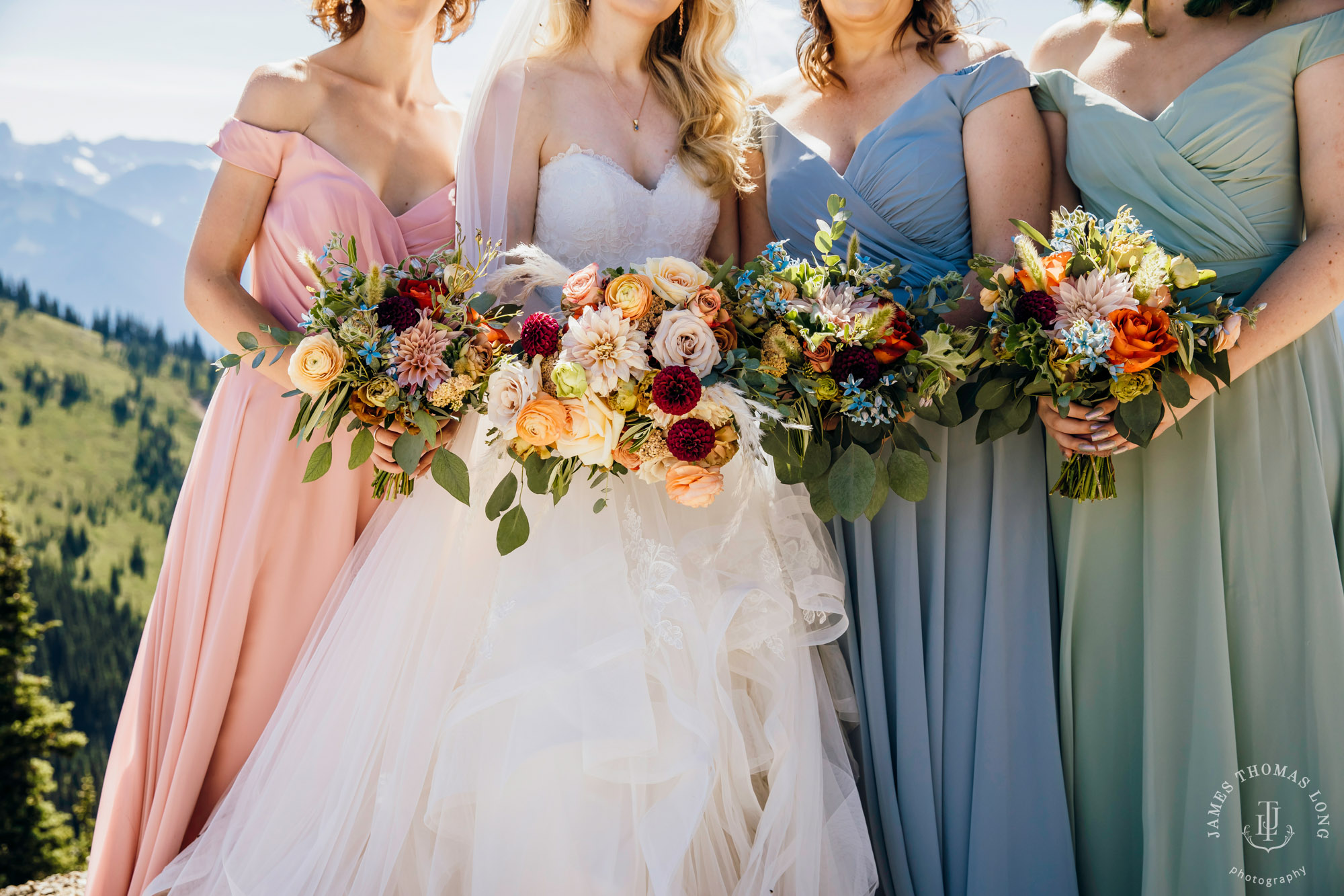 Crystal Mountain Resort wedding by Seattle wedding photographer James Thomas Long Photography