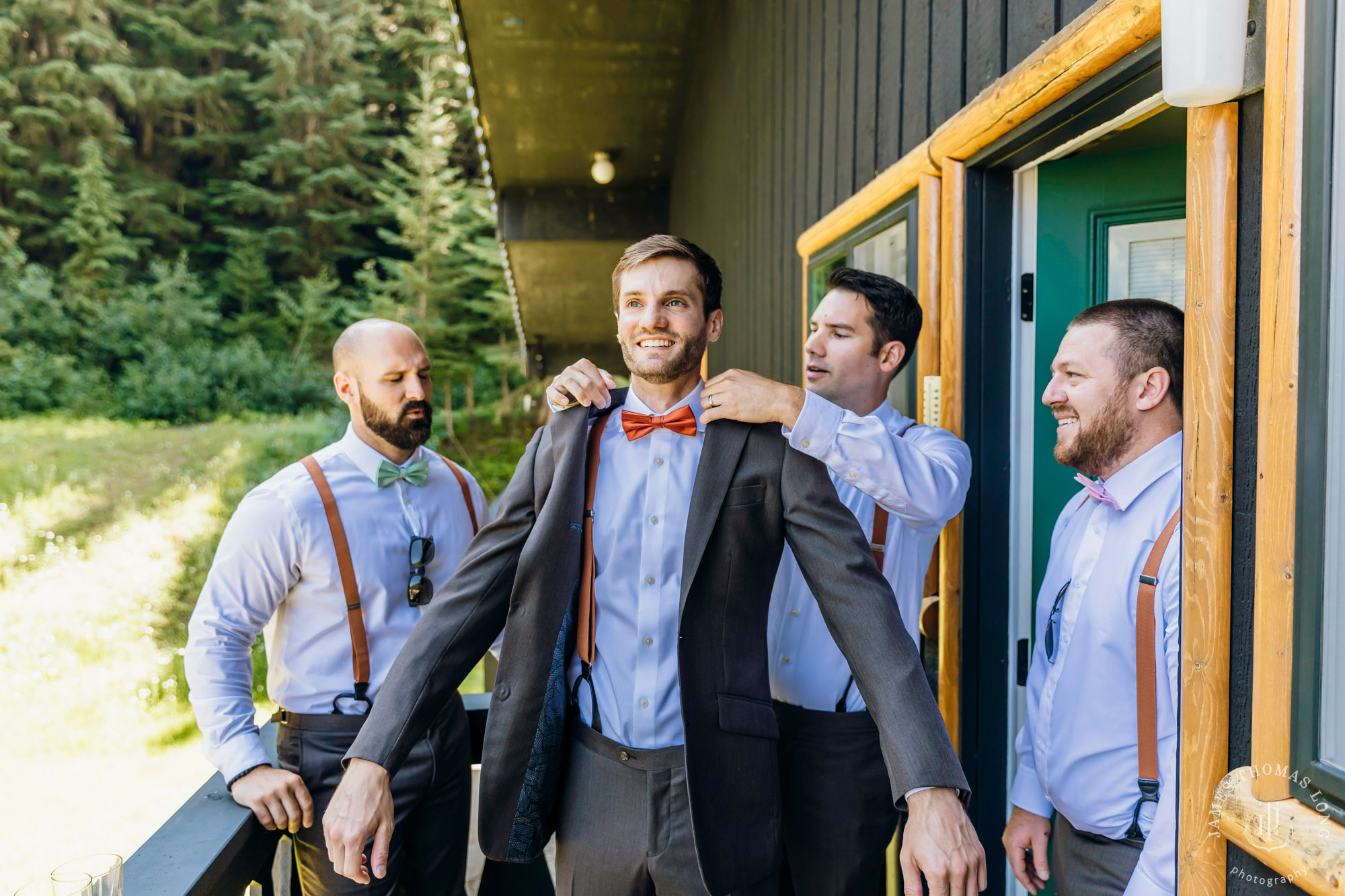 Crystal Mountain Resort wedding by Seattle wedding photographer James Thomas Long Photography