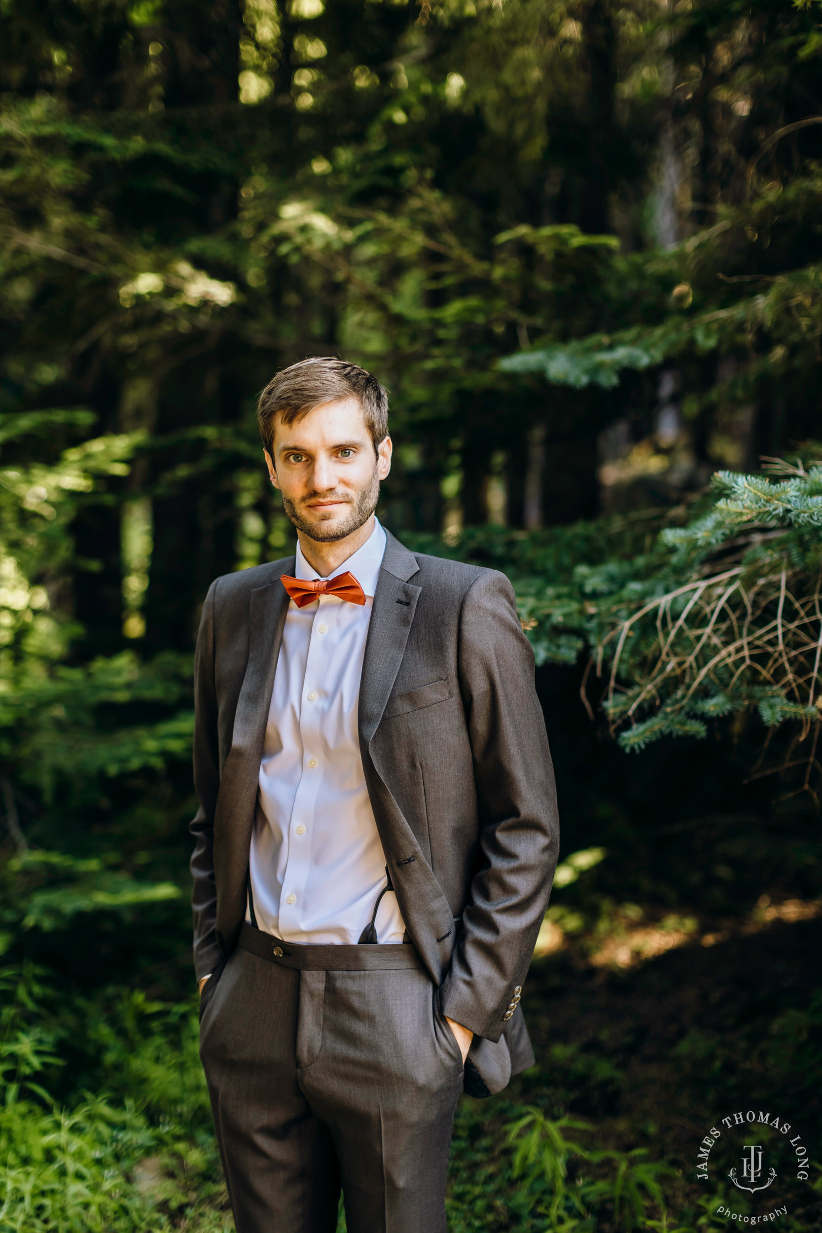 Crystal Mountain Resort wedding by Seattle wedding photographer James Thomas Long Photography