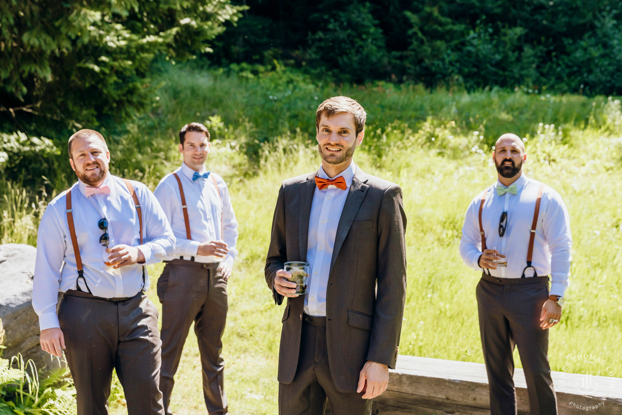 Crystal Mountain Resort wedding by Seattle wedding photographer James Thomas Long Photography