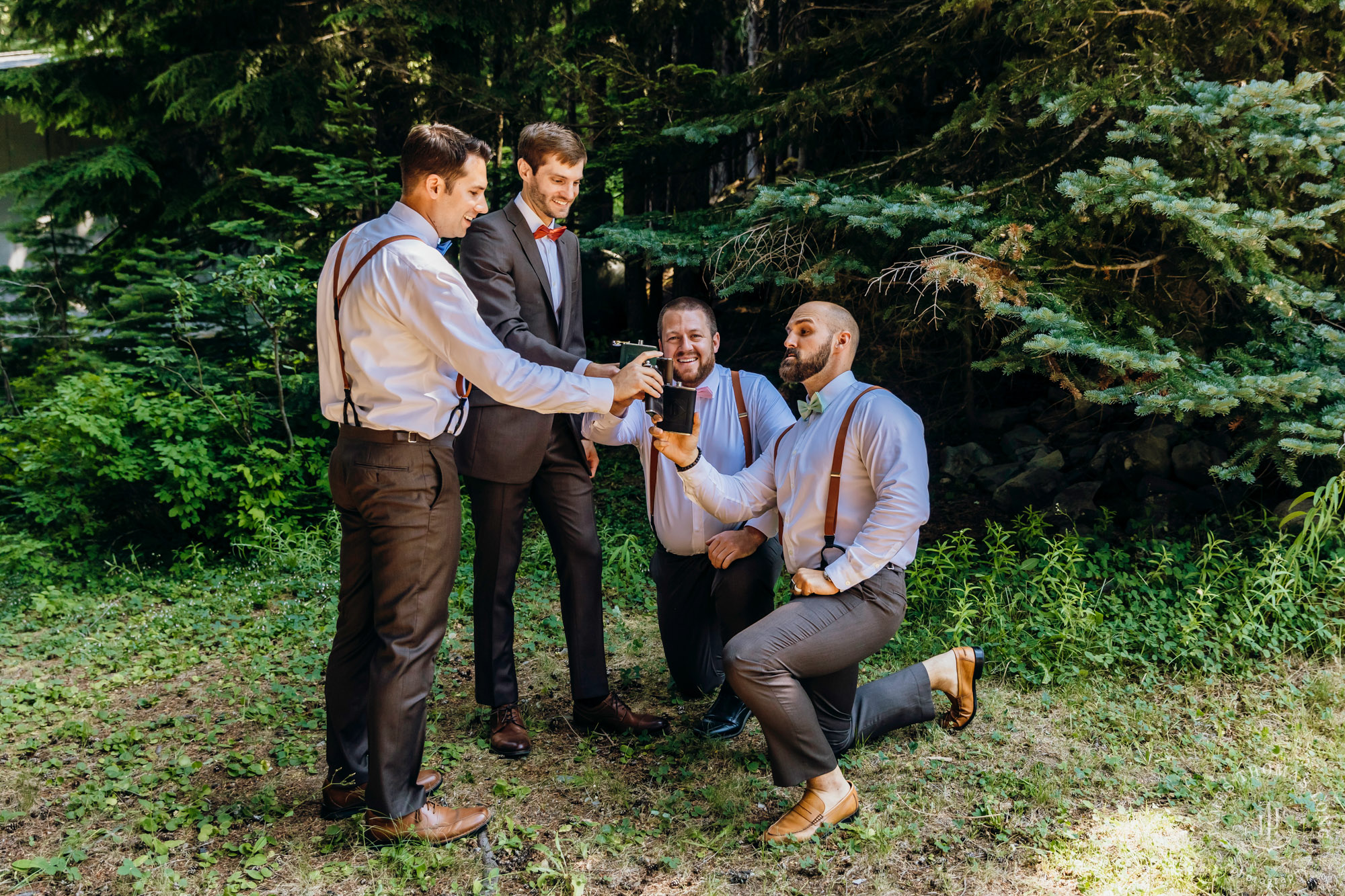 Crystal Mountain Resort wedding by Seattle wedding photographer James Thomas Long Photography