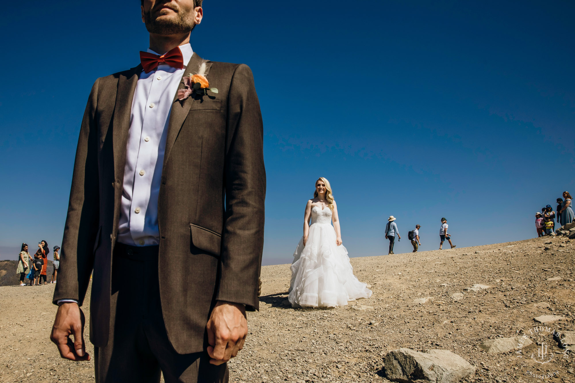 Crystal Mountain Resort wedding by Seattle wedding photographer James Thomas Long Photography