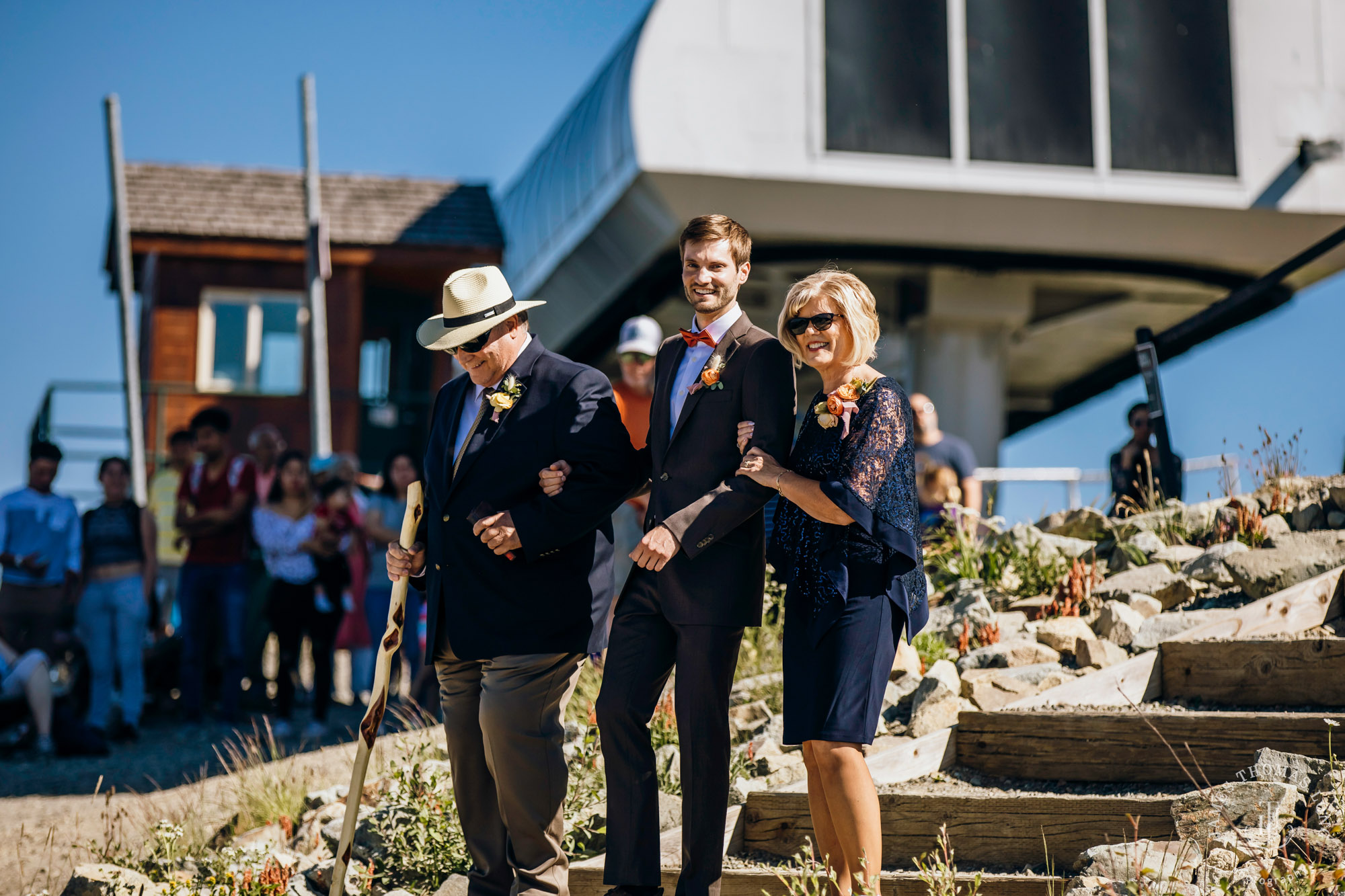 Crystal Mountain Resort wedding by Seattle wedding photographer James Thomas Long Photography