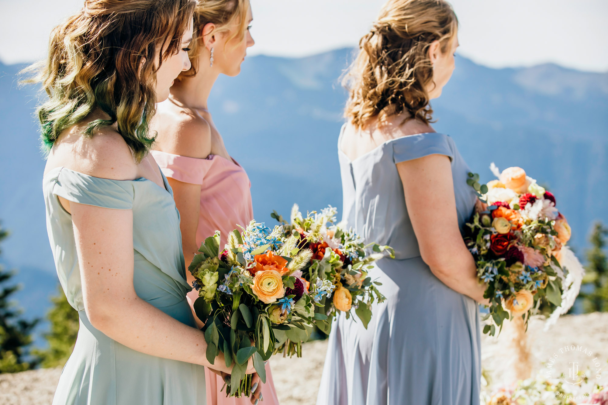 Crystal Mountain Resort wedding by Seattle wedding photographer James Thomas Long Photography