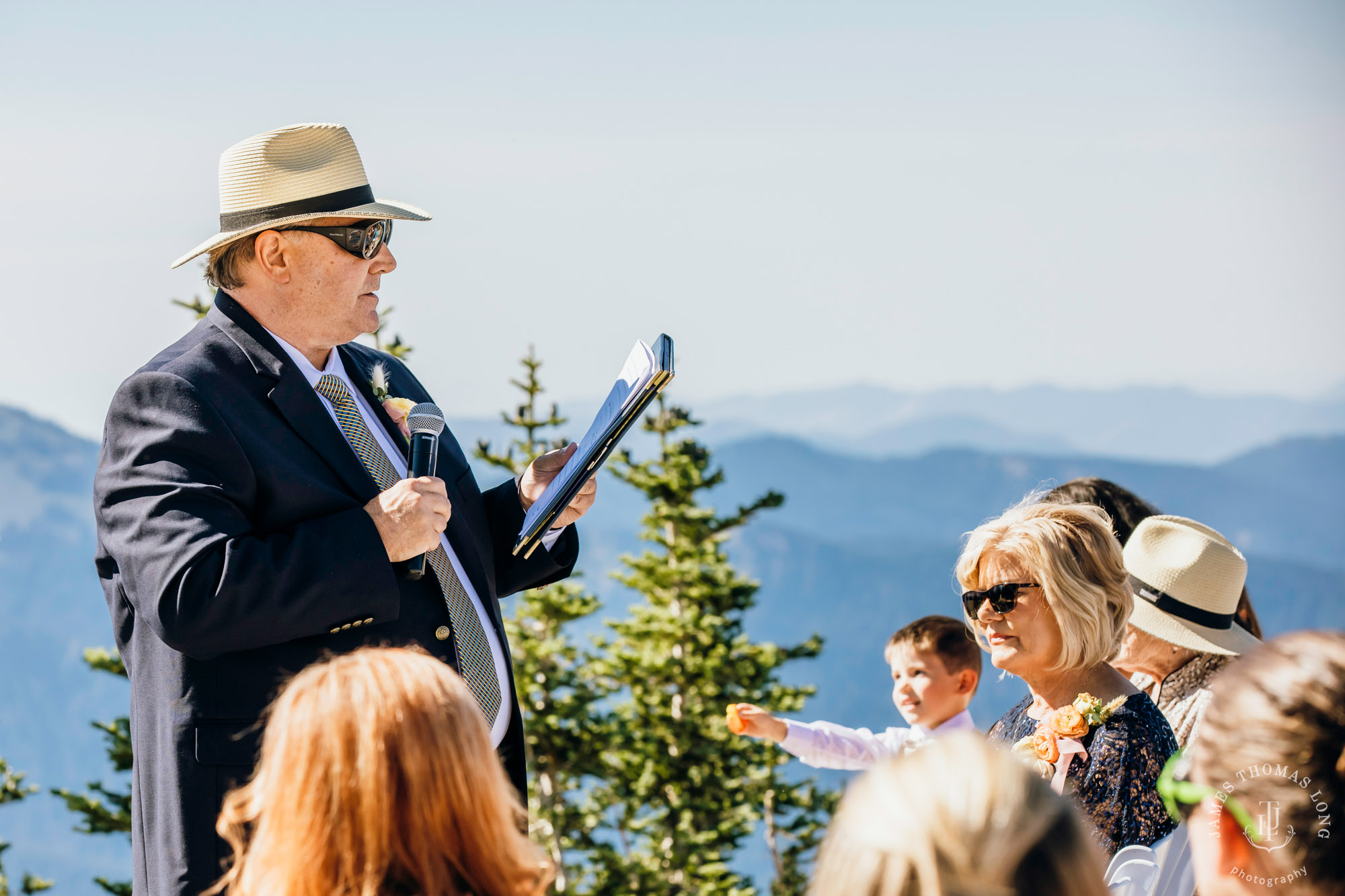 Crystal Mountain Resort wedding by Seattle wedding photographer James Thomas Long Photography