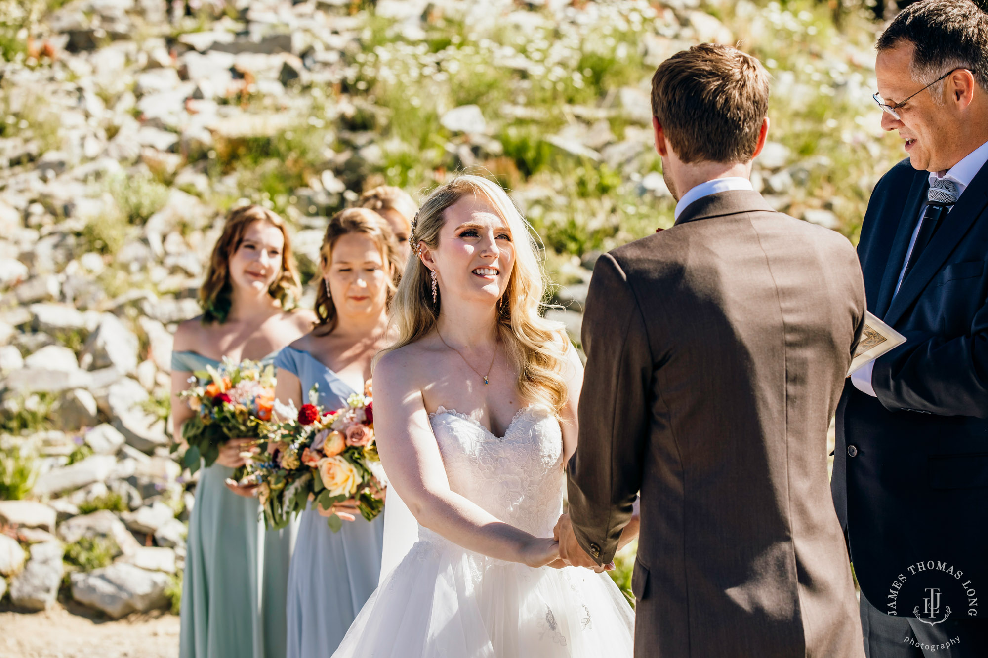 Crystal Mountain Resort wedding by Seattle wedding photographer James Thomas Long Photography