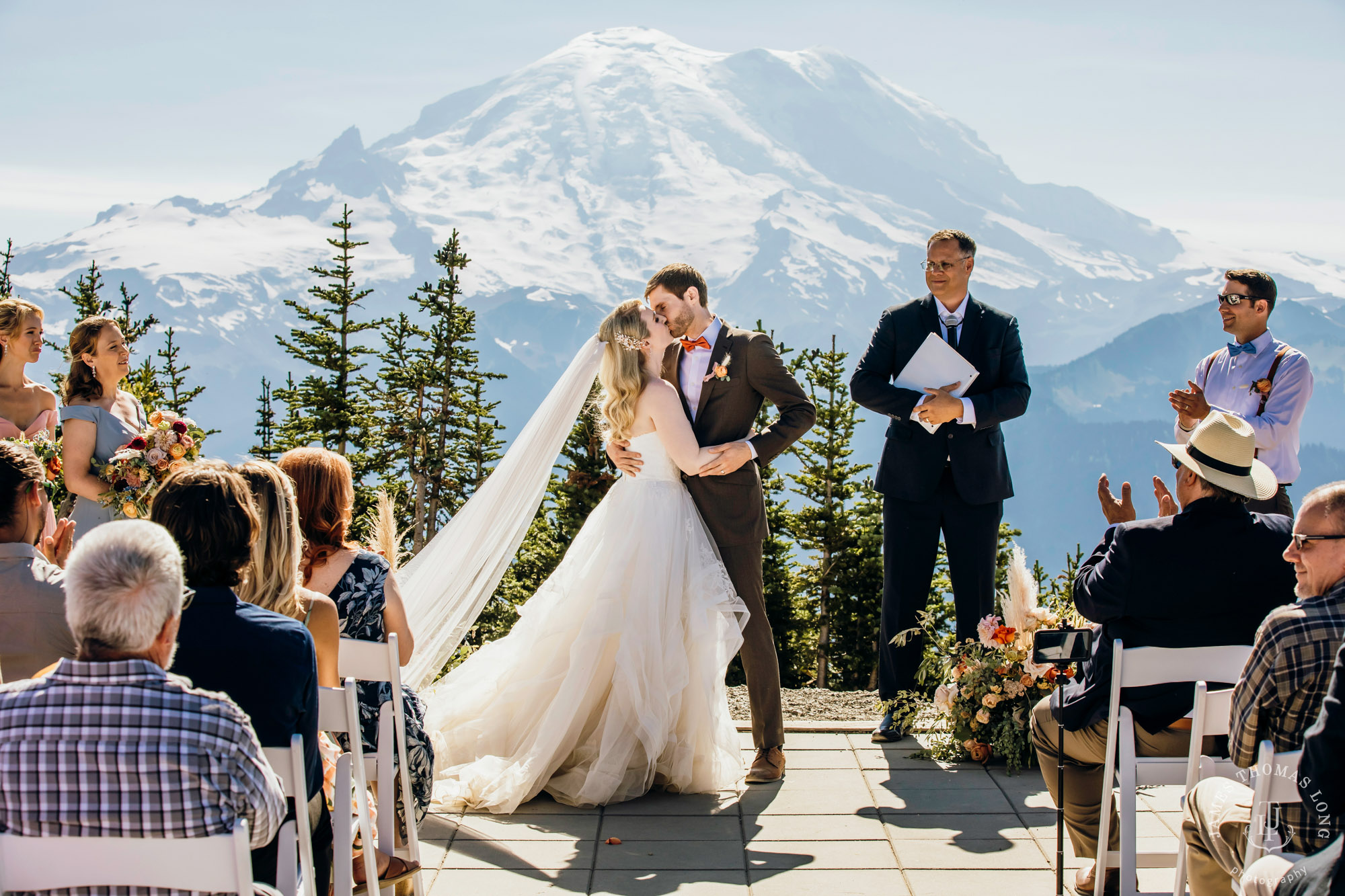 Crystal Mountain Resort wedding by Seattle wedding photographer James Thomas Long Photography