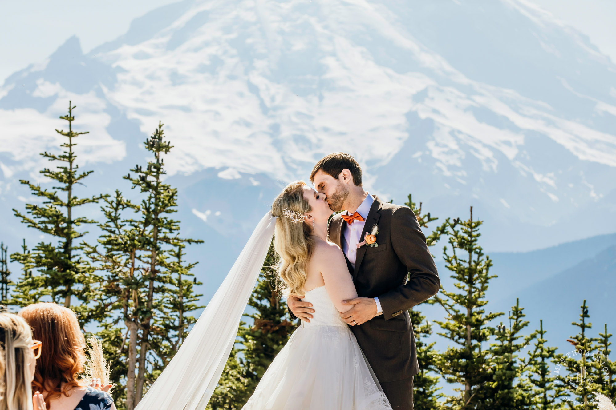 Crystal Mountain Resort wedding by Seattle wedding photographer James Thomas Long Photography