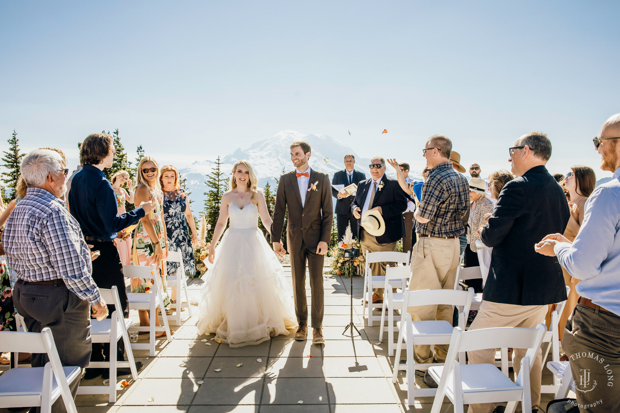 Crystal Mountain Resort wedding by Seattle wedding photographer James Thomas Long Photography