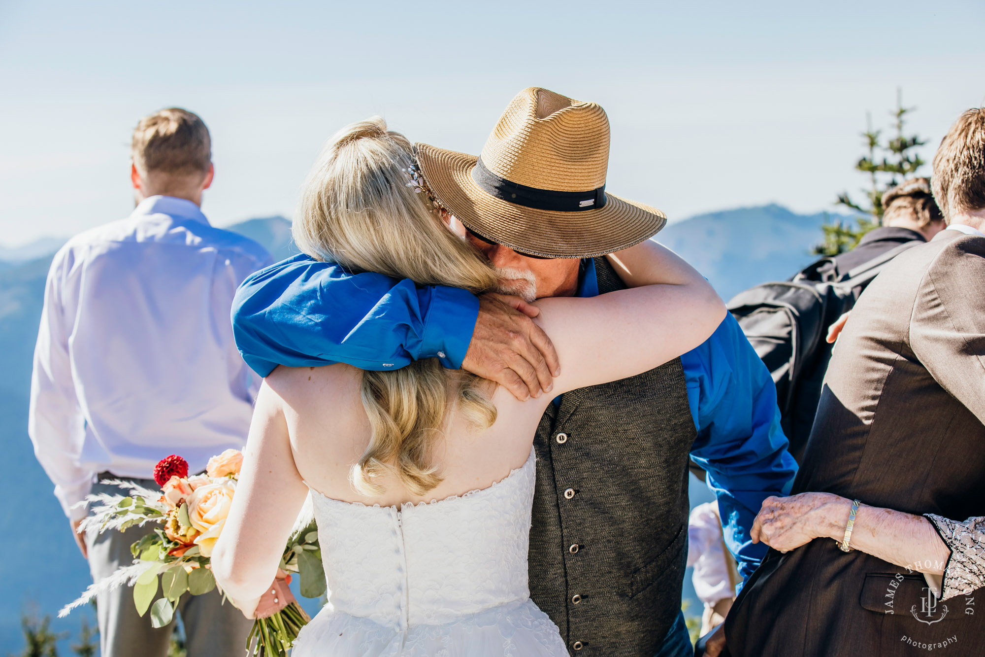 Crystal Mountain Resort wedding by Seattle wedding photographer James Thomas Long Photography