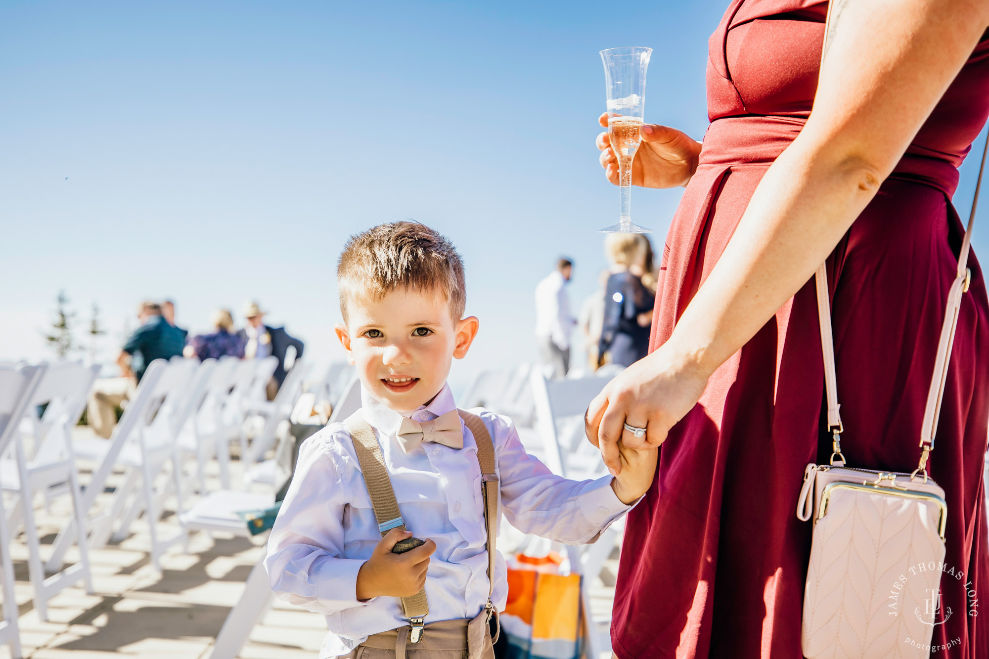 Crystal Mountain Resort wedding by Seattle wedding photographer James Thomas Long Photography