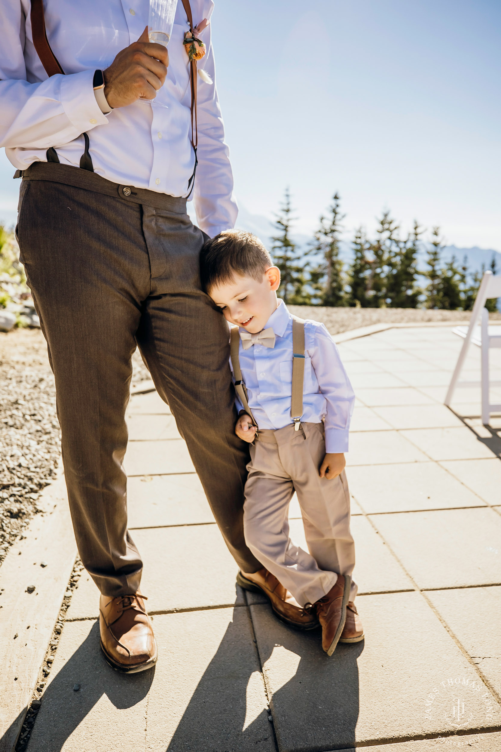 Crystal Mountain Resort wedding by Seattle wedding photographer James Thomas Long Photography