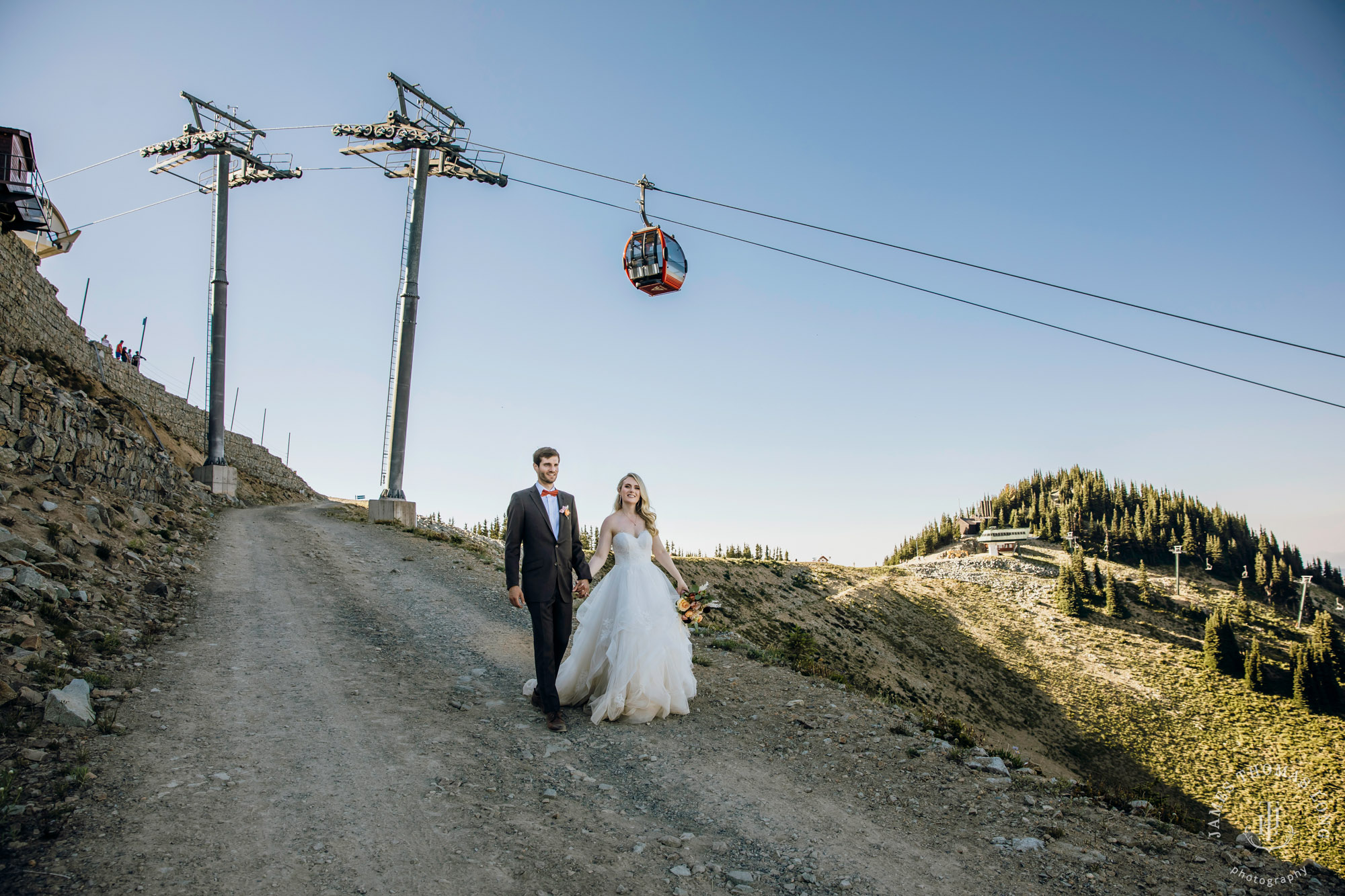 Crystal Mountain Resort wedding by Seattle wedding photographer James Thomas Long Photography