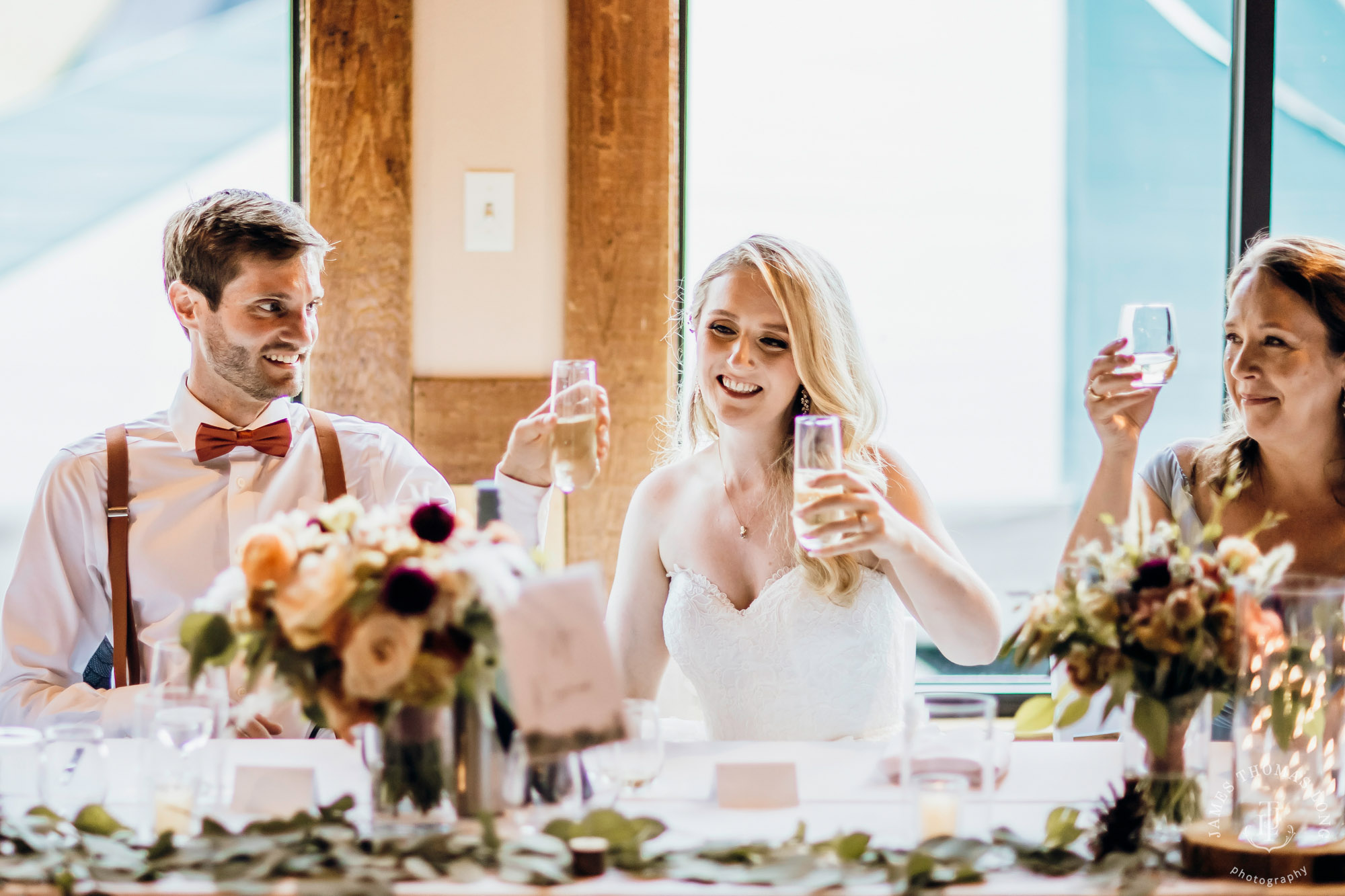 Crystal Mountain Resort wedding by Seattle wedding photographer James Thomas Long Photography