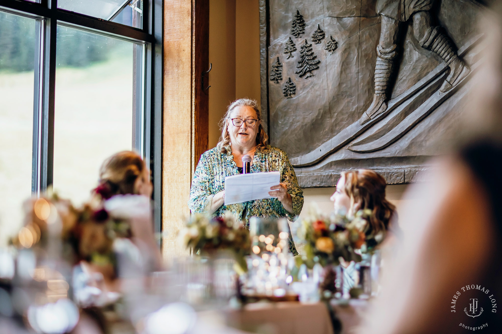 Crystal Mountain Resort wedding by Seattle wedding photographer James Thomas Long Photography