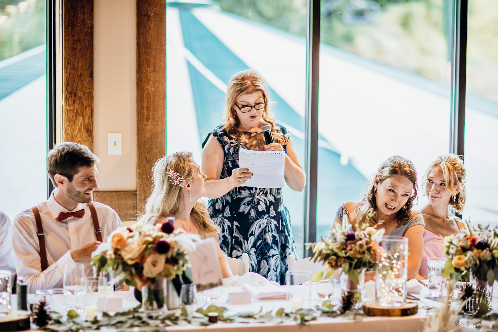 Crystal Mountain Resort wedding by Seattle wedding photographer James Thomas Long Photography