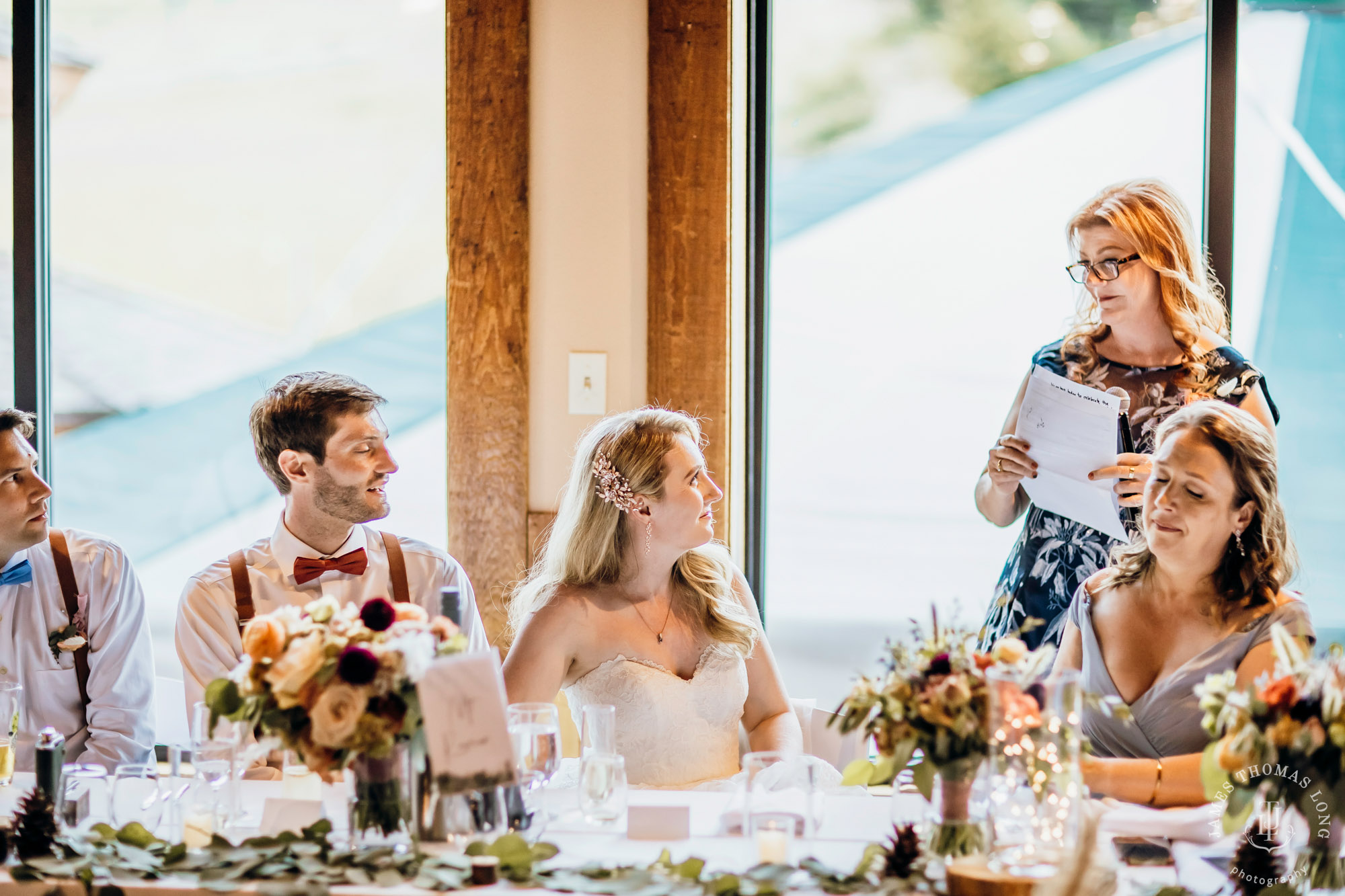 Crystal Mountain Resort wedding by Seattle wedding photographer James Thomas Long Photography