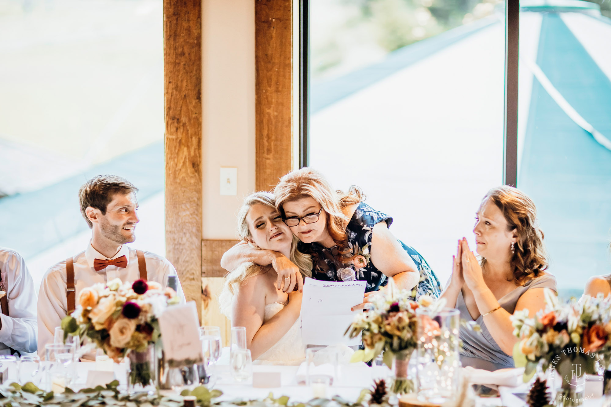 Crystal Mountain Resort wedding by Seattle wedding photographer James Thomas Long Photography