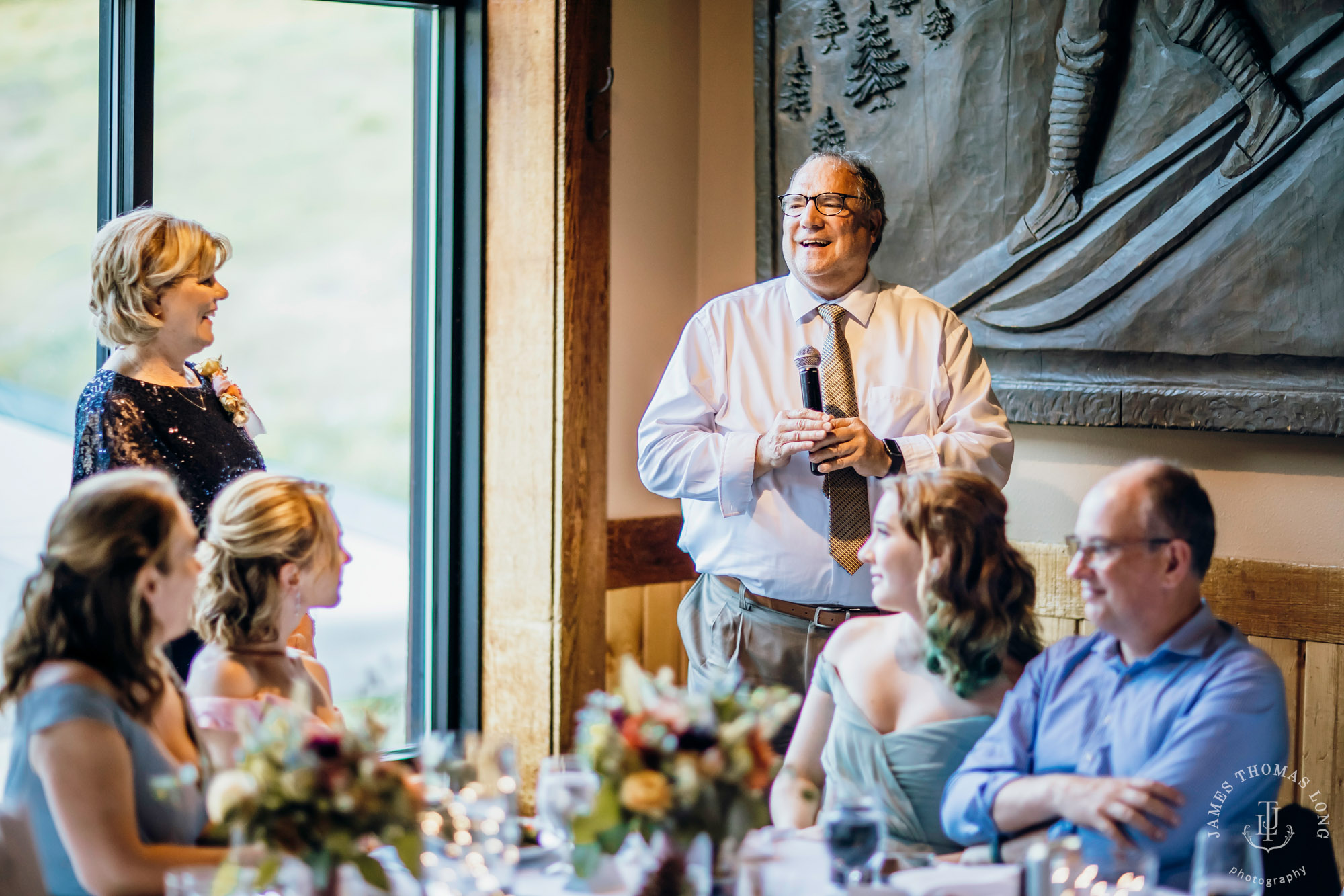 Crystal Mountain Resort wedding by Seattle wedding photographer James Thomas Long Photography