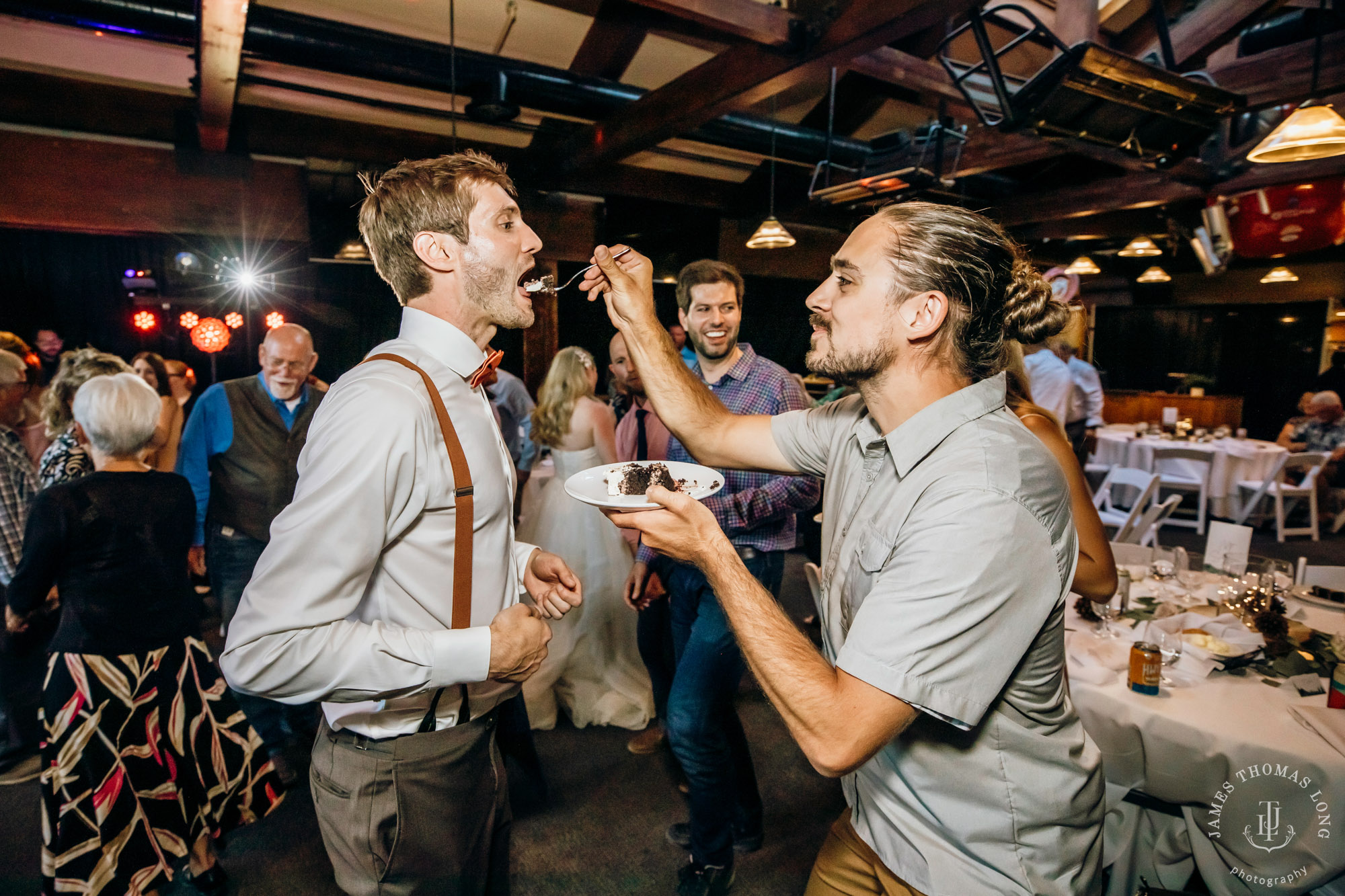 Crystal Mountain Resort wedding by Seattle wedding photographer James Thomas Long Photography