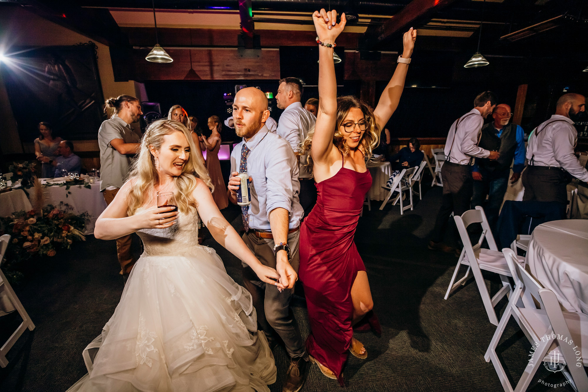 Crystal Mountain Resort wedding by Seattle wedding photographer James Thomas Long Photography