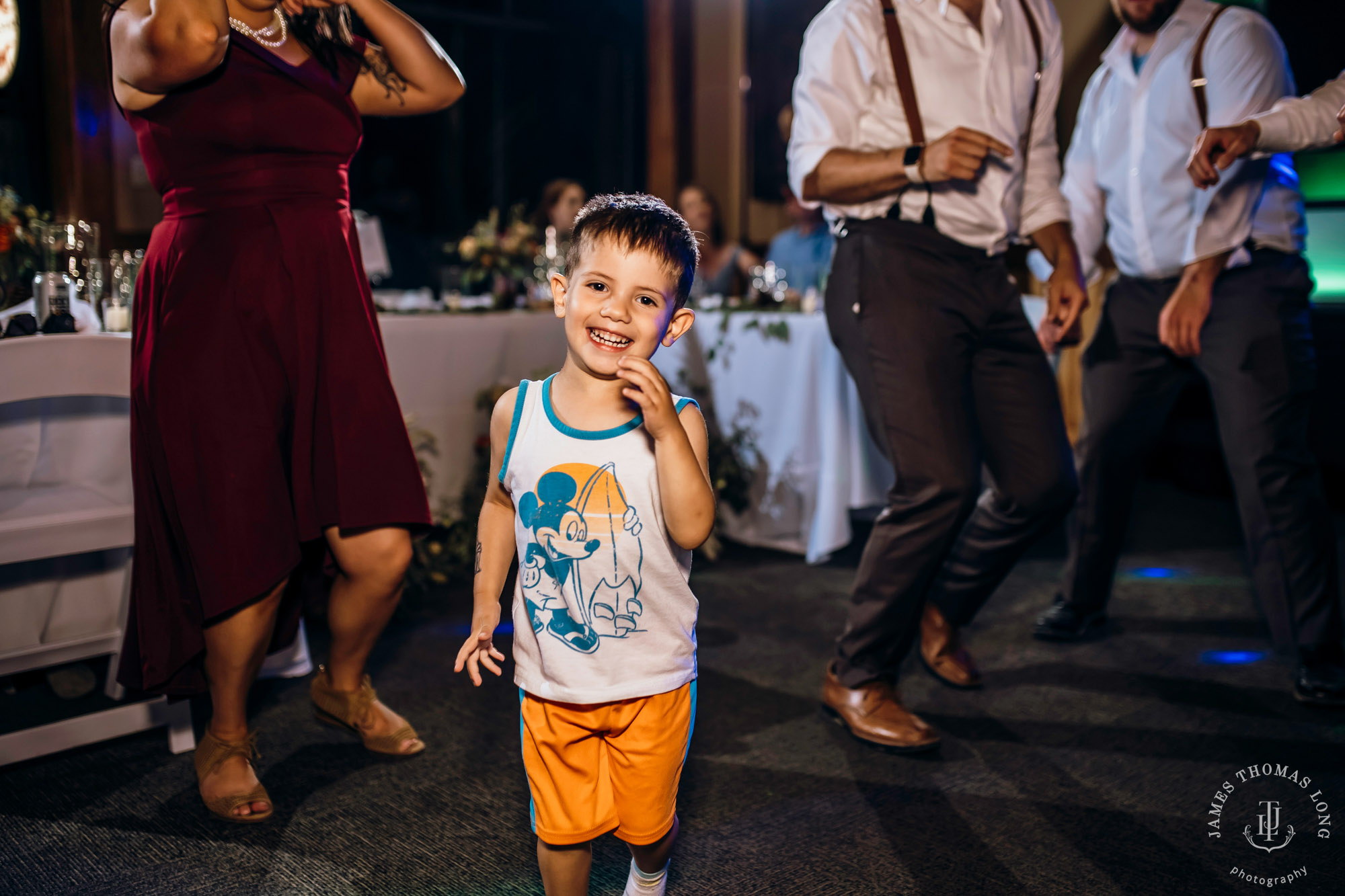 Crystal Mountain Resort wedding by Seattle wedding photographer James Thomas Long Photography