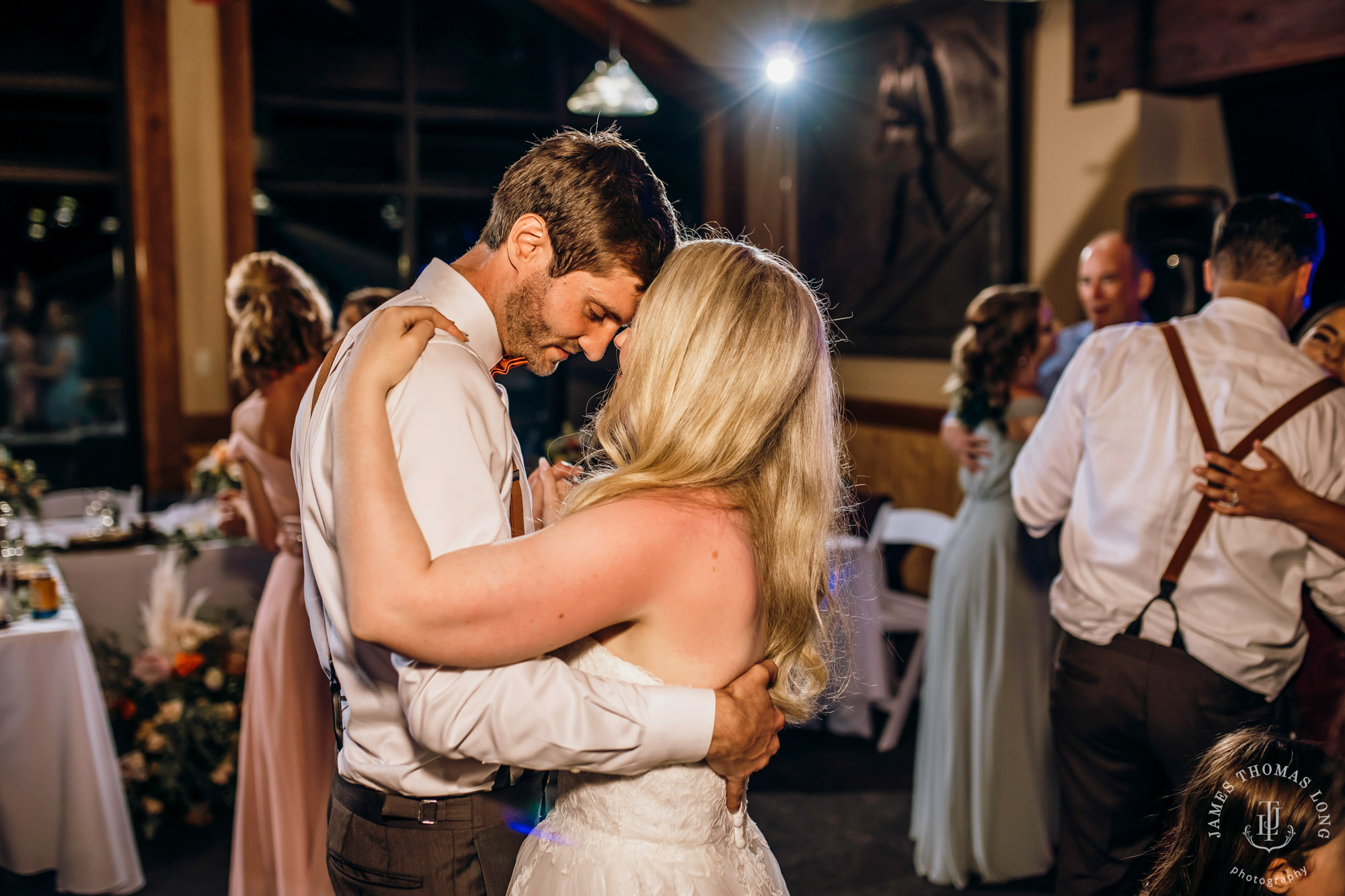 Crystal Mountain Resort wedding by Seattle wedding photographer James Thomas Long Photography