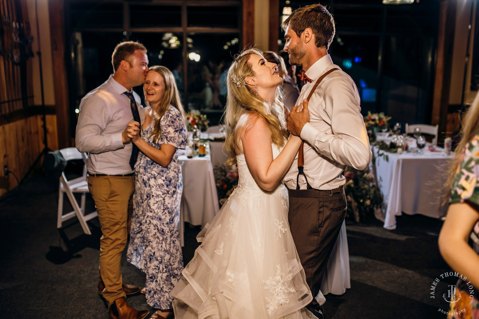 Crystal Mountain Resort wedding by Seattle wedding photographer James Thomas Long Photography