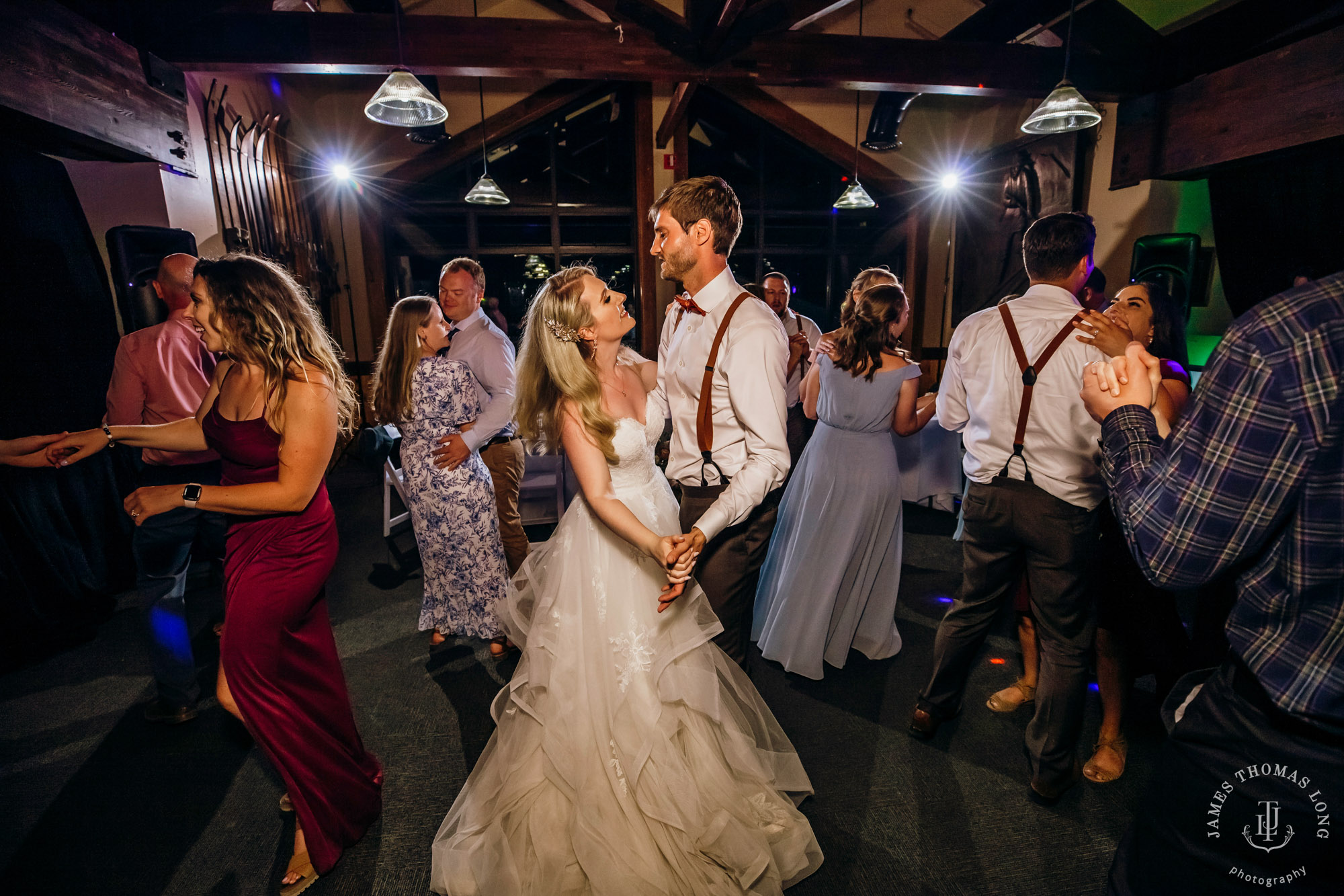 Crystal Mountain Resort wedding by Seattle wedding photographer James Thomas Long Photography