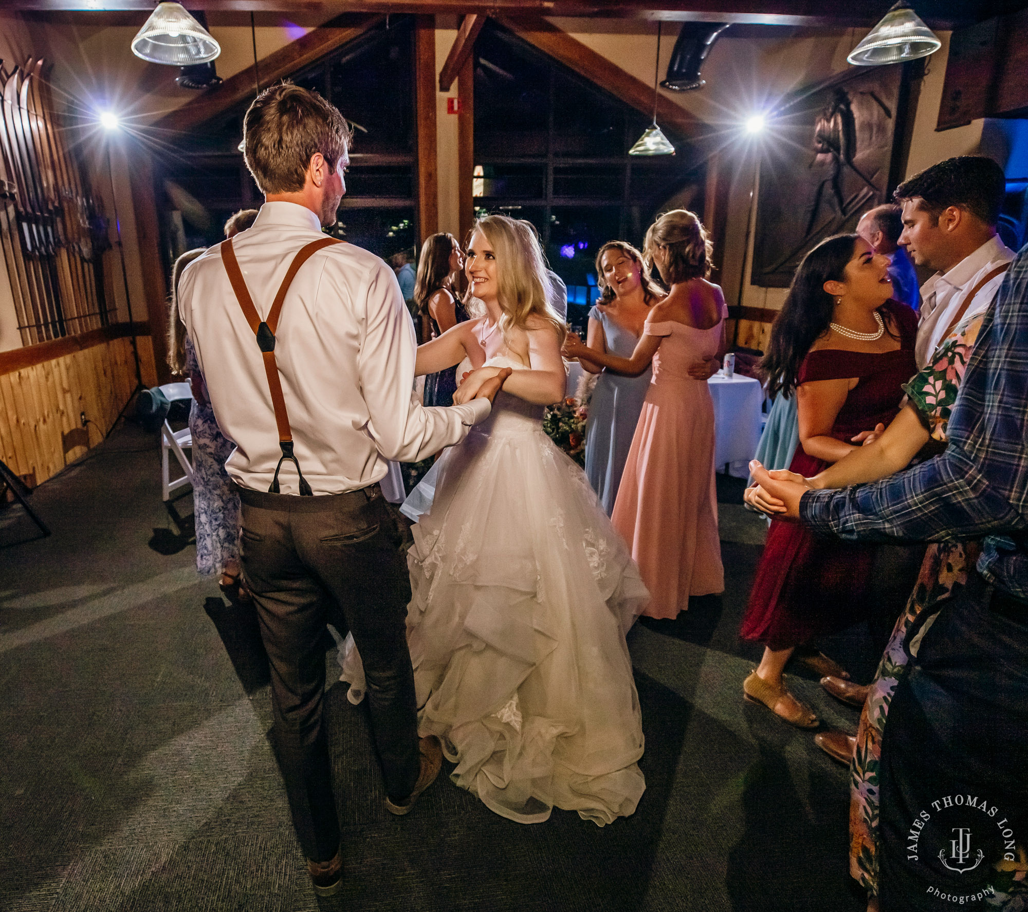 Crystal Mountain Resort wedding by Seattle wedding photographer James Thomas Long Photography