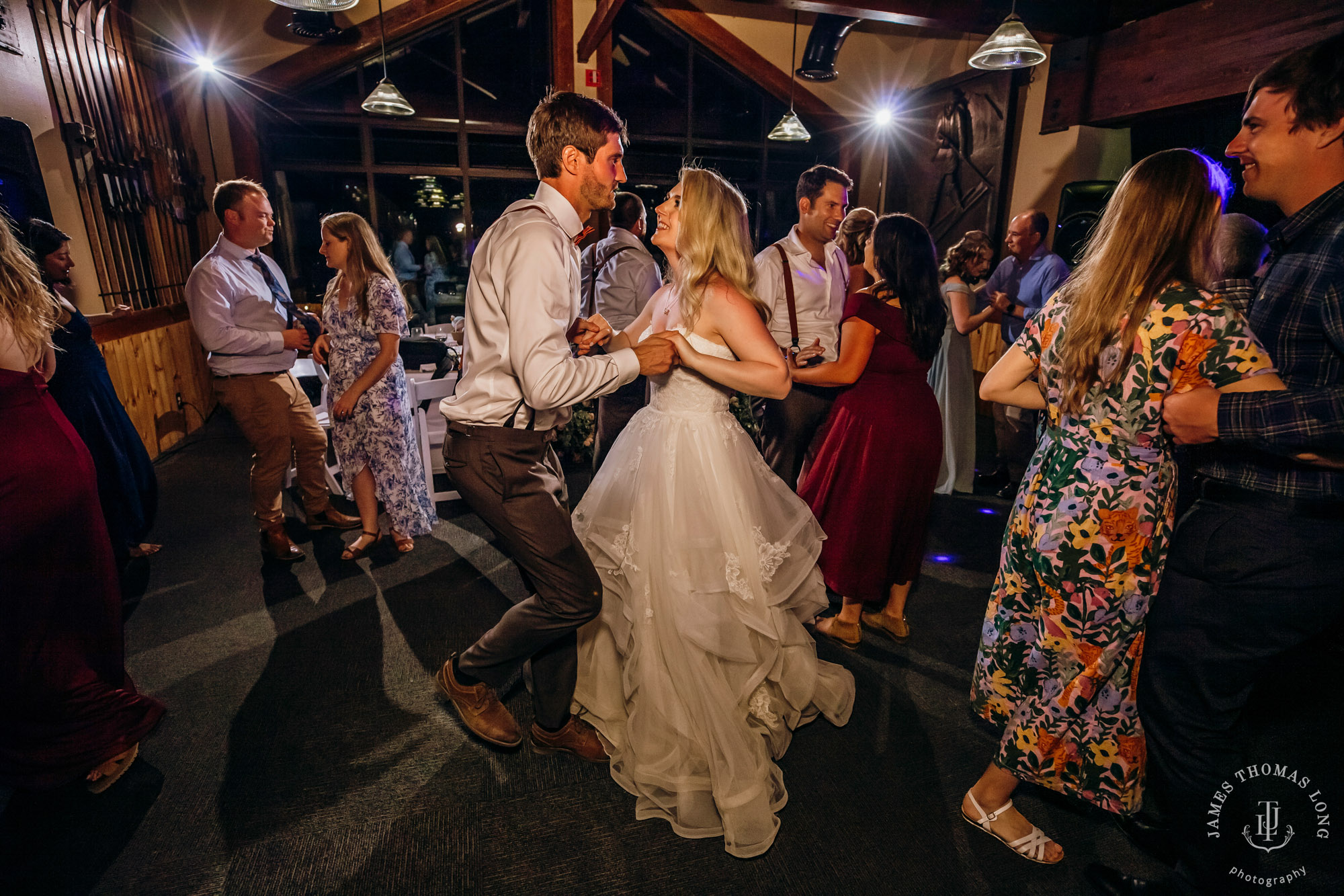 Crystal Mountain Resort wedding by Seattle wedding photographer James Thomas Long Photography