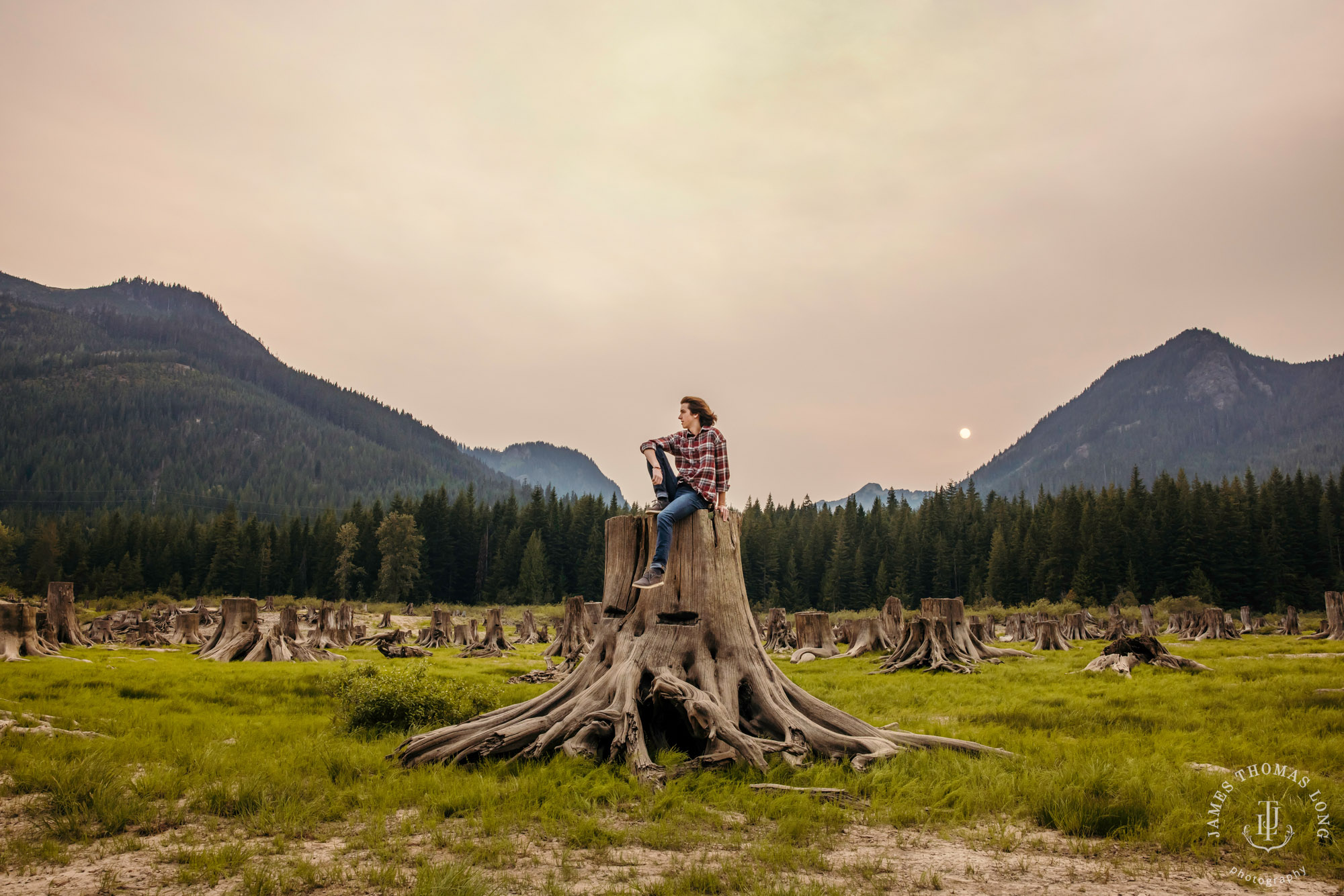 Snoqualmie Pass senior portrait session by Snoqualmie senior portrait photographer James Thomas Long Photography