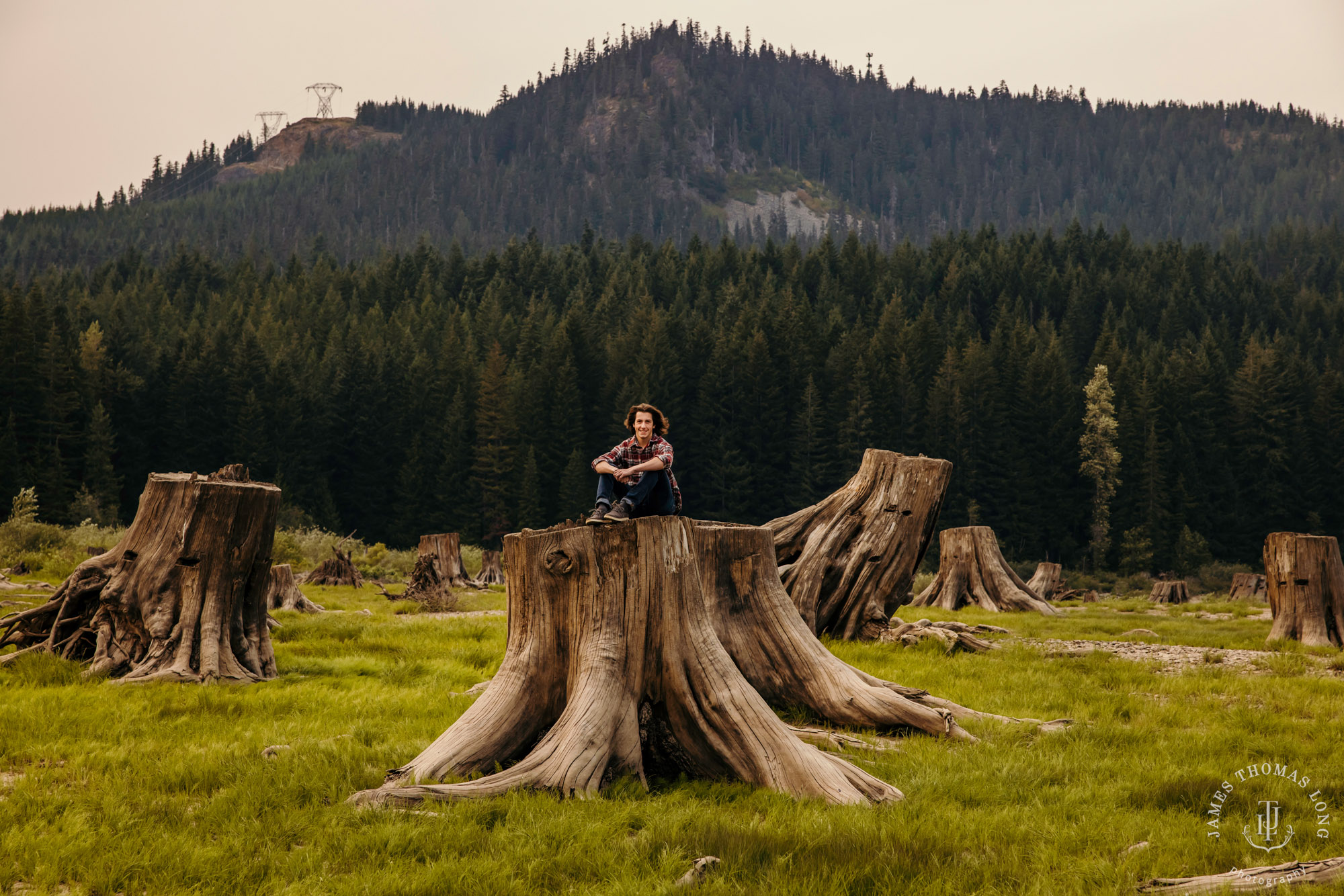 Snoqualmie Pass senior portrait session by Snoqualmie senior portrait photographer James Thomas Long Photography