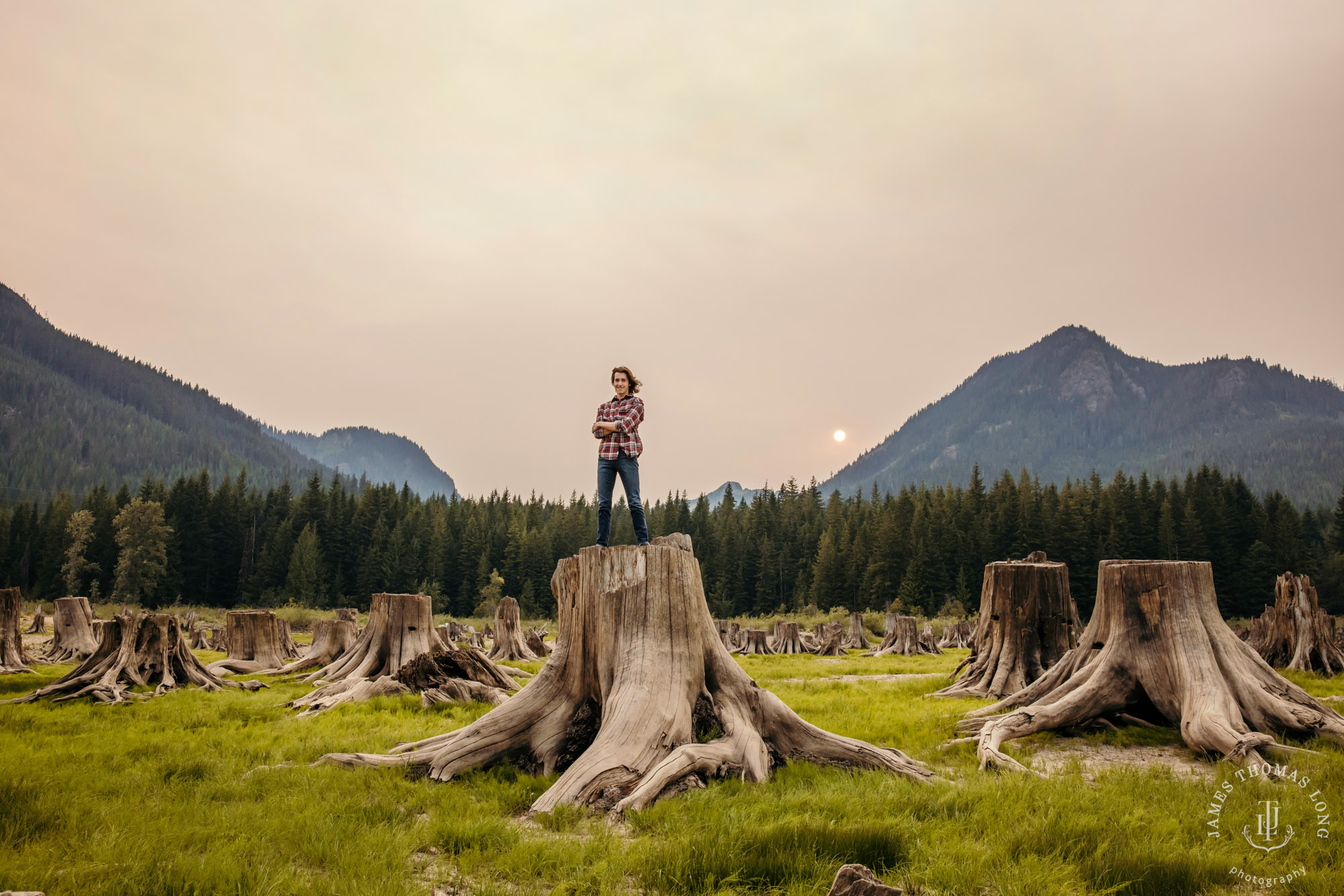 Snoqualmie Pass senior portrait session by Snoqualmie senior portrait photographer James Thomas Long Photography