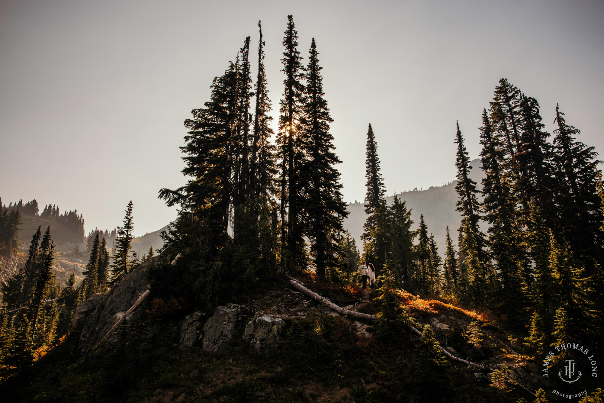 Mount Rainier adventure engagement by adventure wedding and elopement photographer James Thomas Long Photography