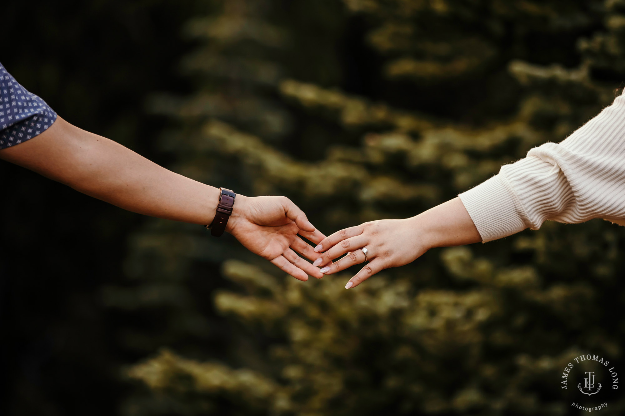 Mount Rainier adventure engagement by adventure wedding and elopement photographer James Thomas Long Photography