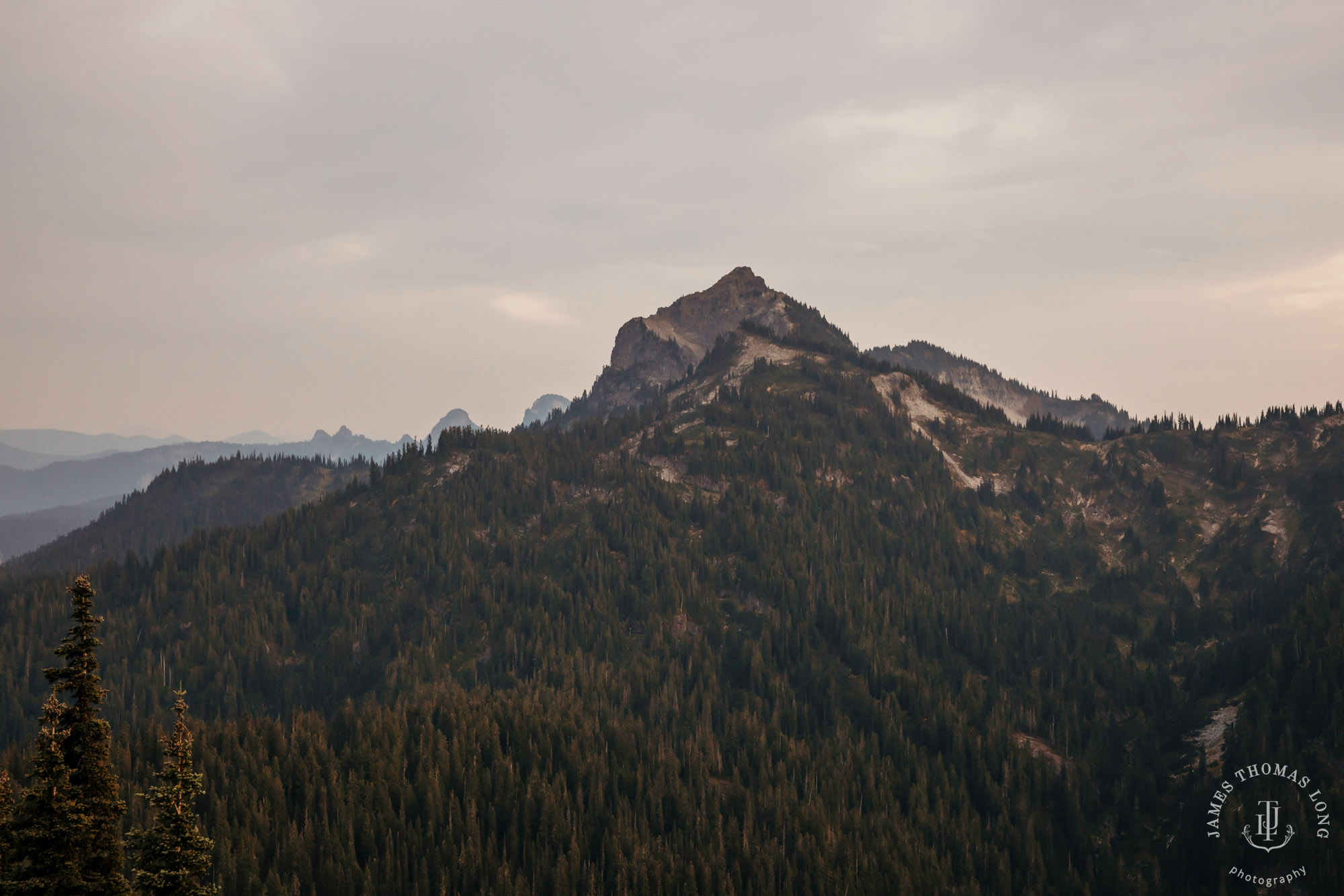 Mount Rainier adventure engagement by adventure wedding and elopement photographer James Thomas Long Photography