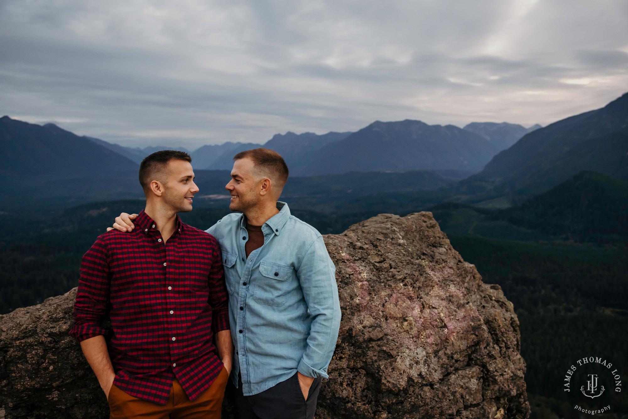 Snoqualmie North Bend adventure engagement session by Snoqualmie adventure wedding photographer James Thomas Long Photography