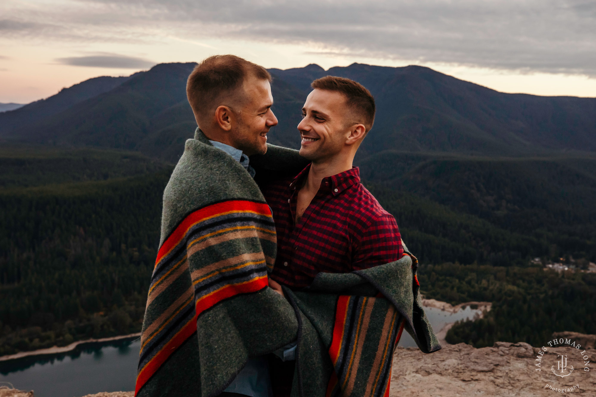 Snoqualmie North Bend adventure engagement session by Snoqualmie adventure wedding photographer James Thomas Long Photography