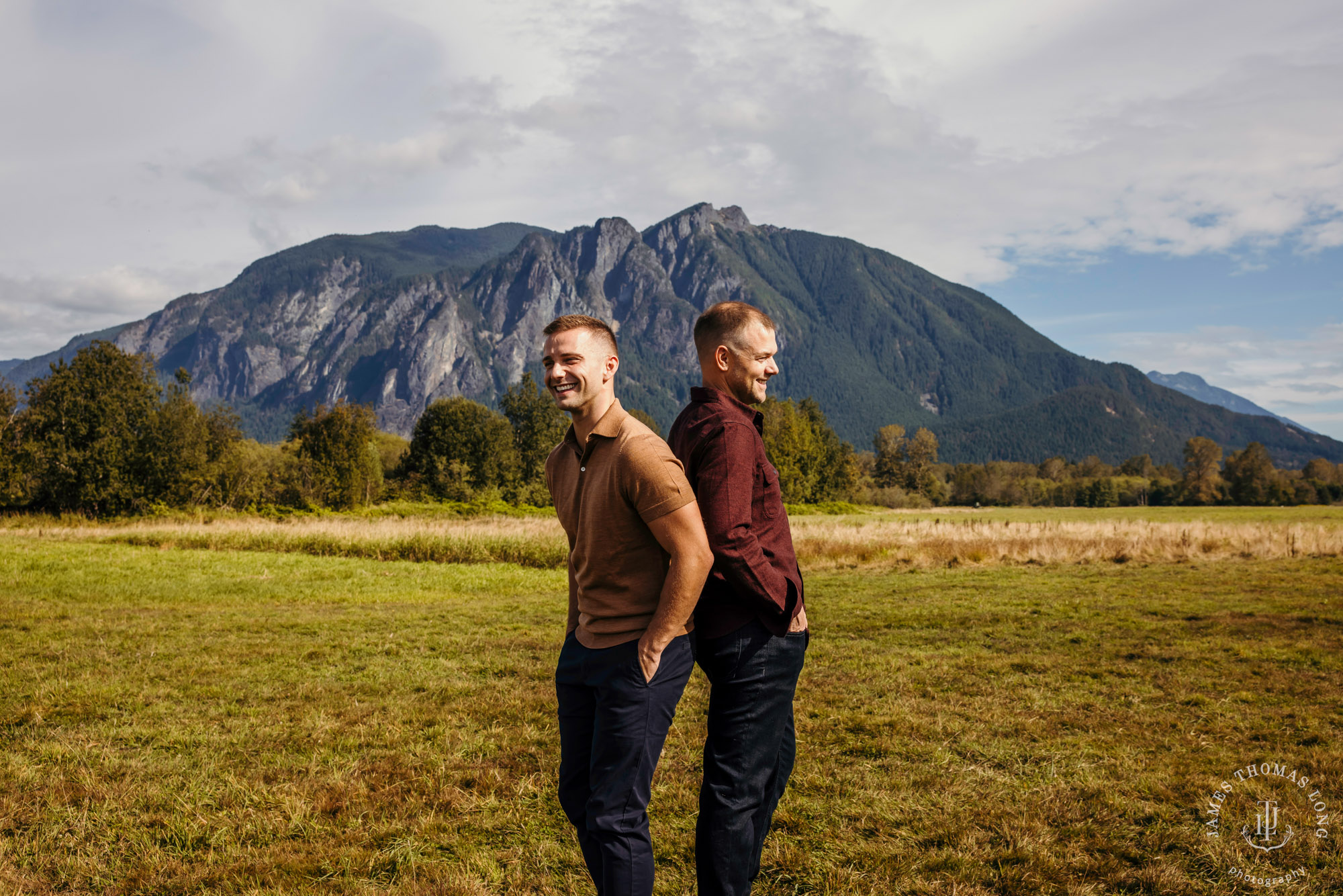 Snoqualmie North Bend adventure engagement session by Snoqualmie adventure wedding photographer James Thomas Long Photography