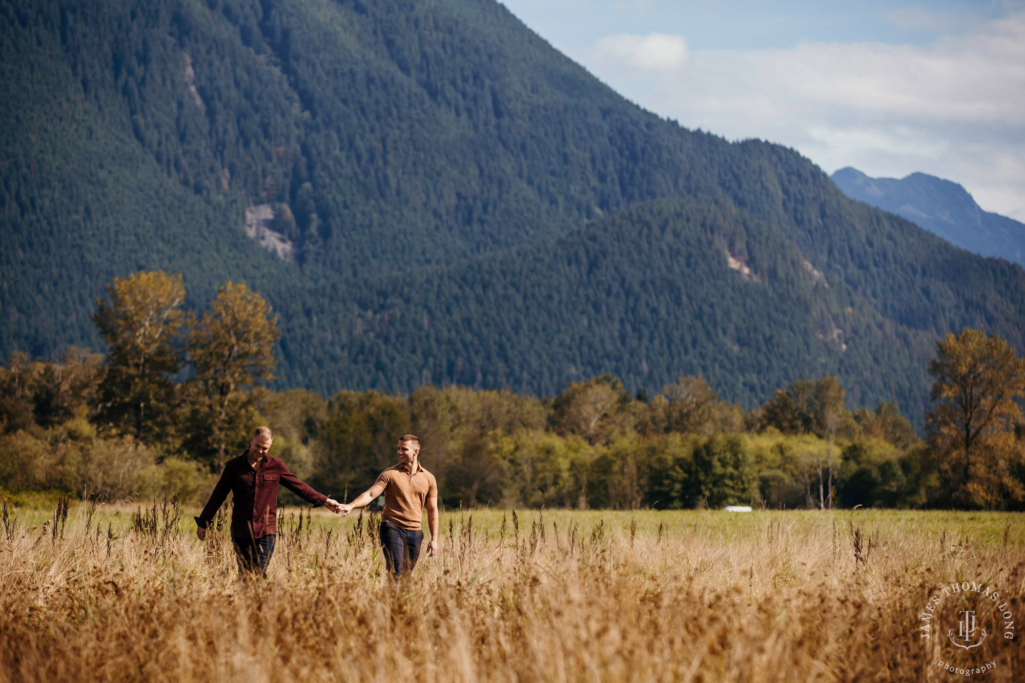 Snoqualmie North Bend adventure engagement session by Snoqualmie adventure wedding photographer James Thomas Long Photography