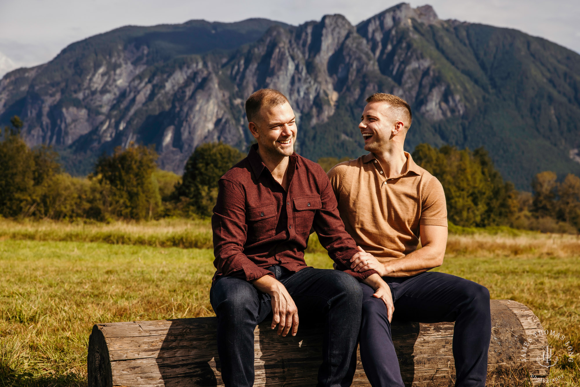 Snoqualmie North Bend adventure engagement session by Snoqualmie adventure wedding photographer James Thomas Long Photography