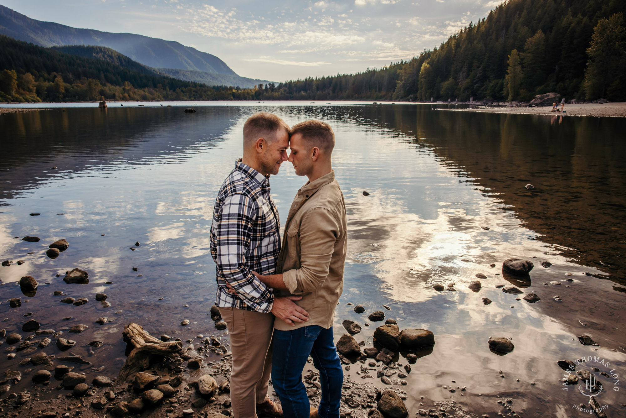 Snoqualmie North Bend adventure engagement session by Snoqualmie adventure wedding photographer James Thomas Long Photography