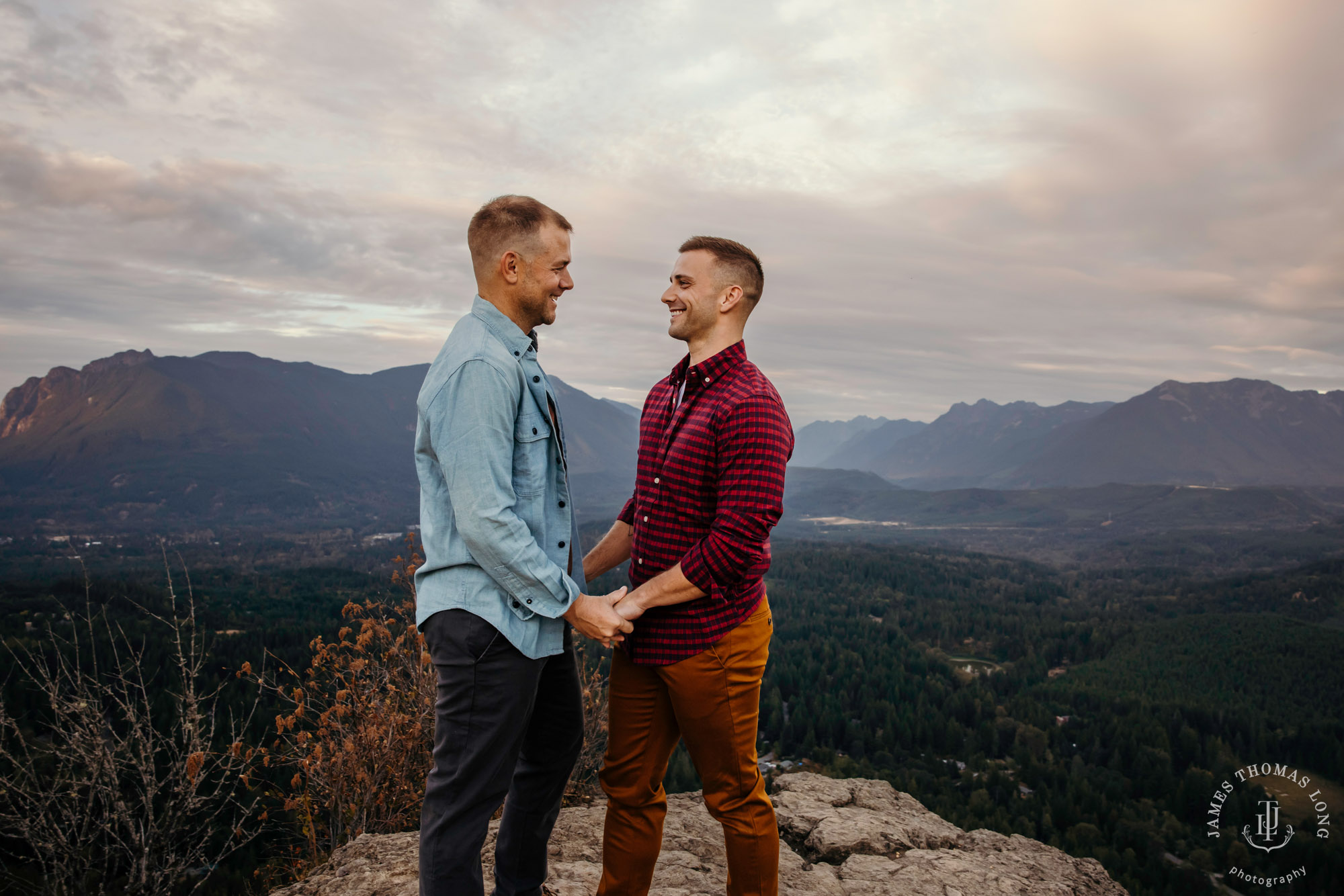 Snoqualmie North Bend adventure engagement session by Snoqualmie adventure wedding photographer James Thomas Long Photography