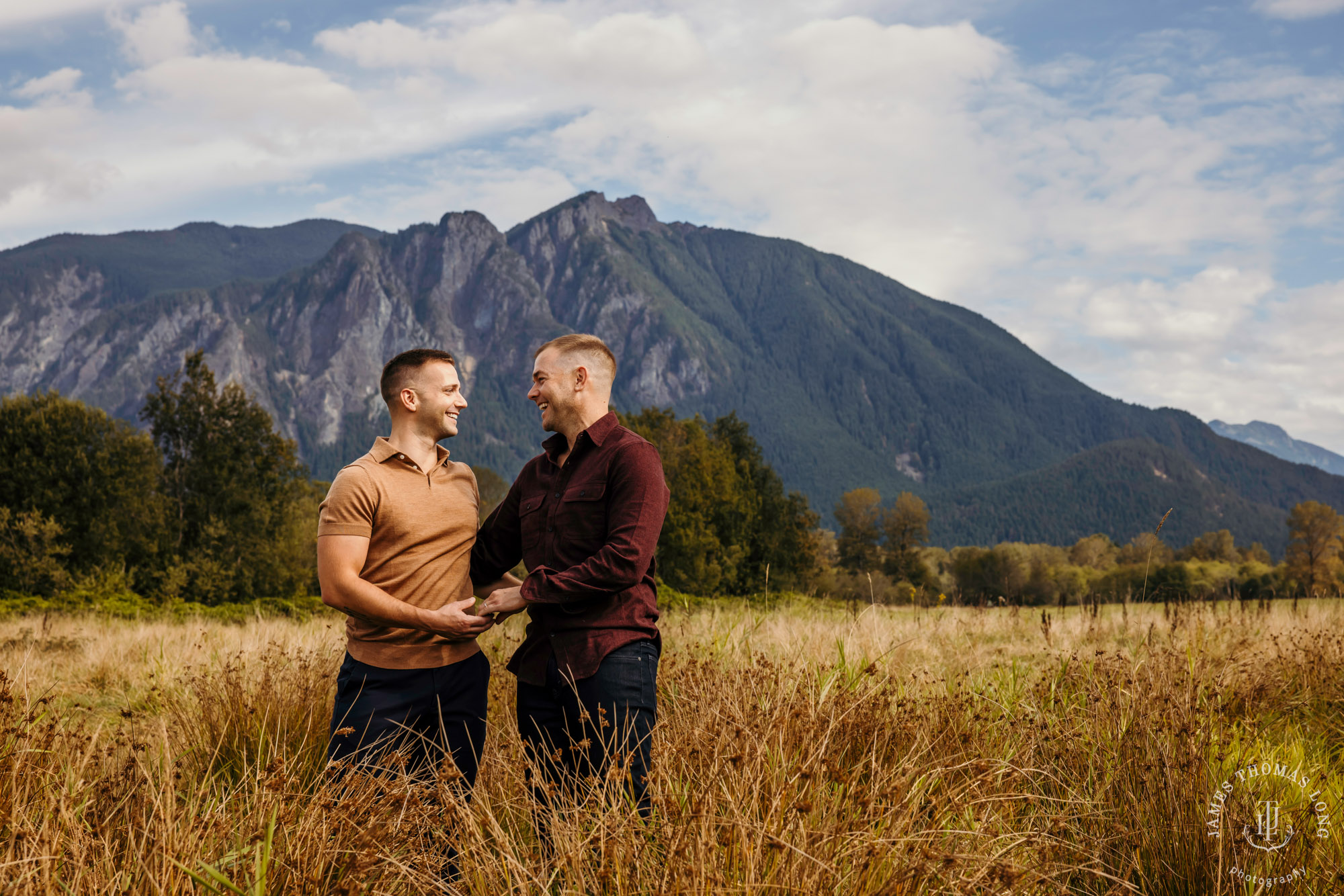 Snoqualmie North Bend adventure engagement session by Snoqualmie adventure wedding photographer James Thomas Long Photography