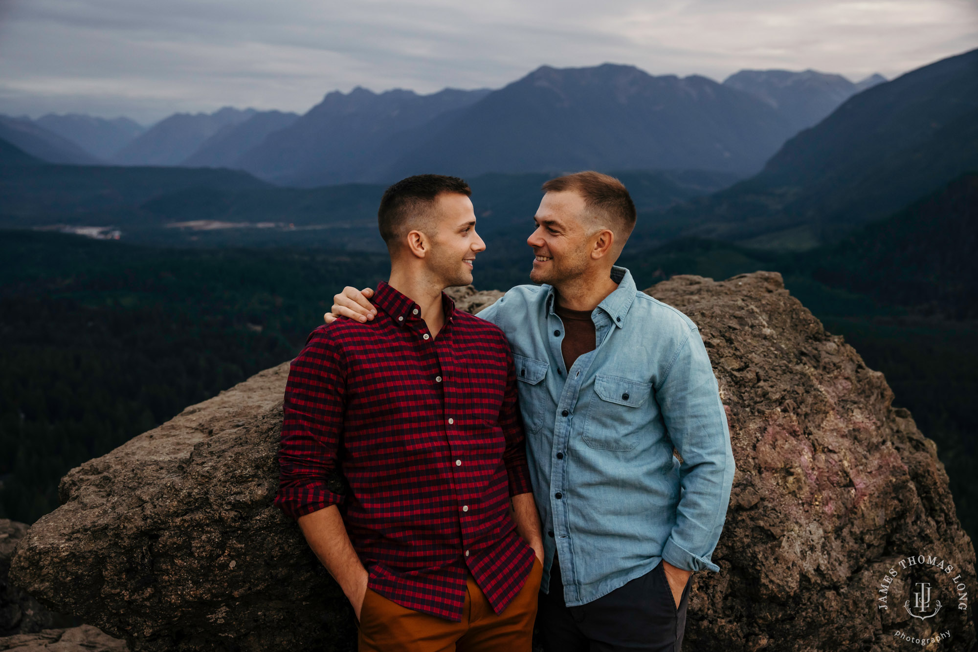 Snoqualmie North Bend adventure engagement session by Snoqualmie adventure wedding photographer James Thomas Long Photography