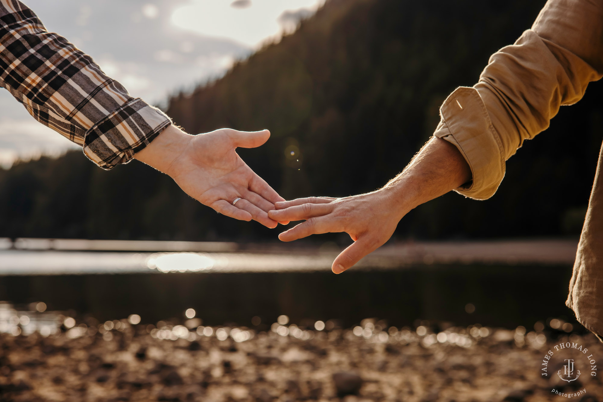 Snoqualmie North Bend adventure engagement session by Snoqualmie adventure wedding photographer James Thomas Long Photography