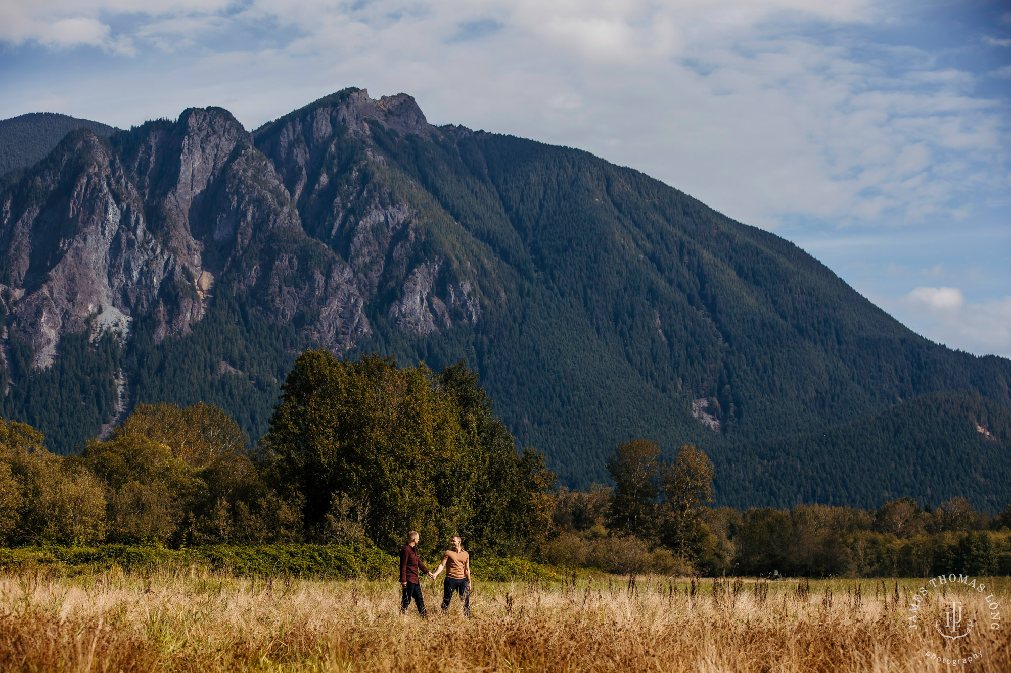 Snoqualmie North Bend adventure engagement session by Snoqualmie adventure wedding photographer James Thomas Long Photography