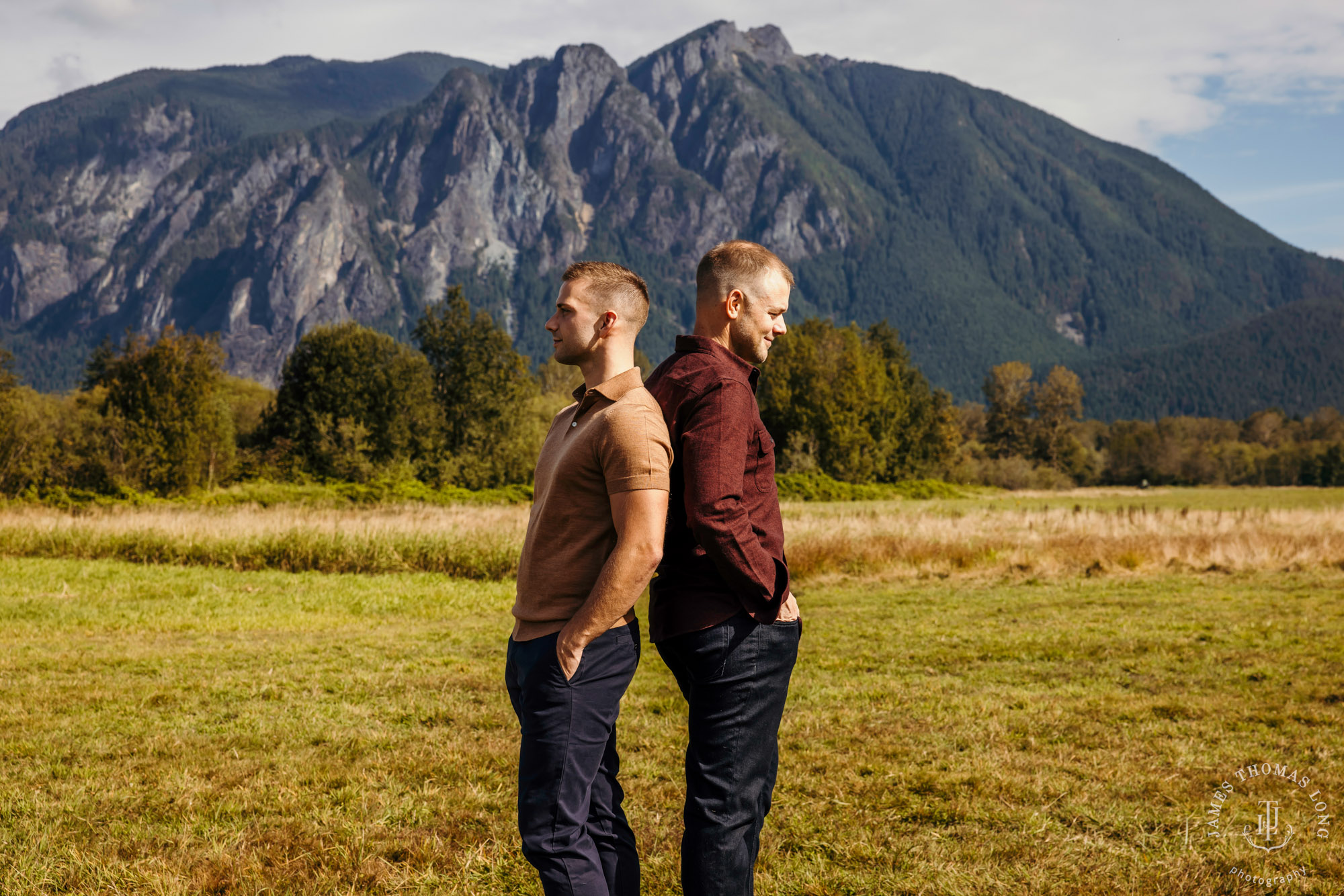 Snoqualmie North Bend adventure engagement session by Snoqualmie adventure wedding photographer James Thomas Long Photography