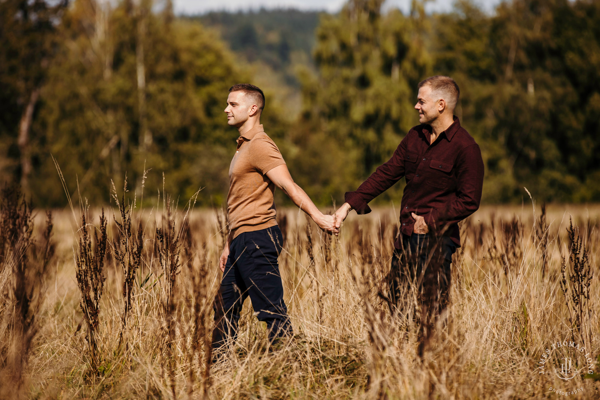 Snoqualmie North Bend adventure engagement session by Snoqualmie adventure wedding photographer James Thomas Long Photography